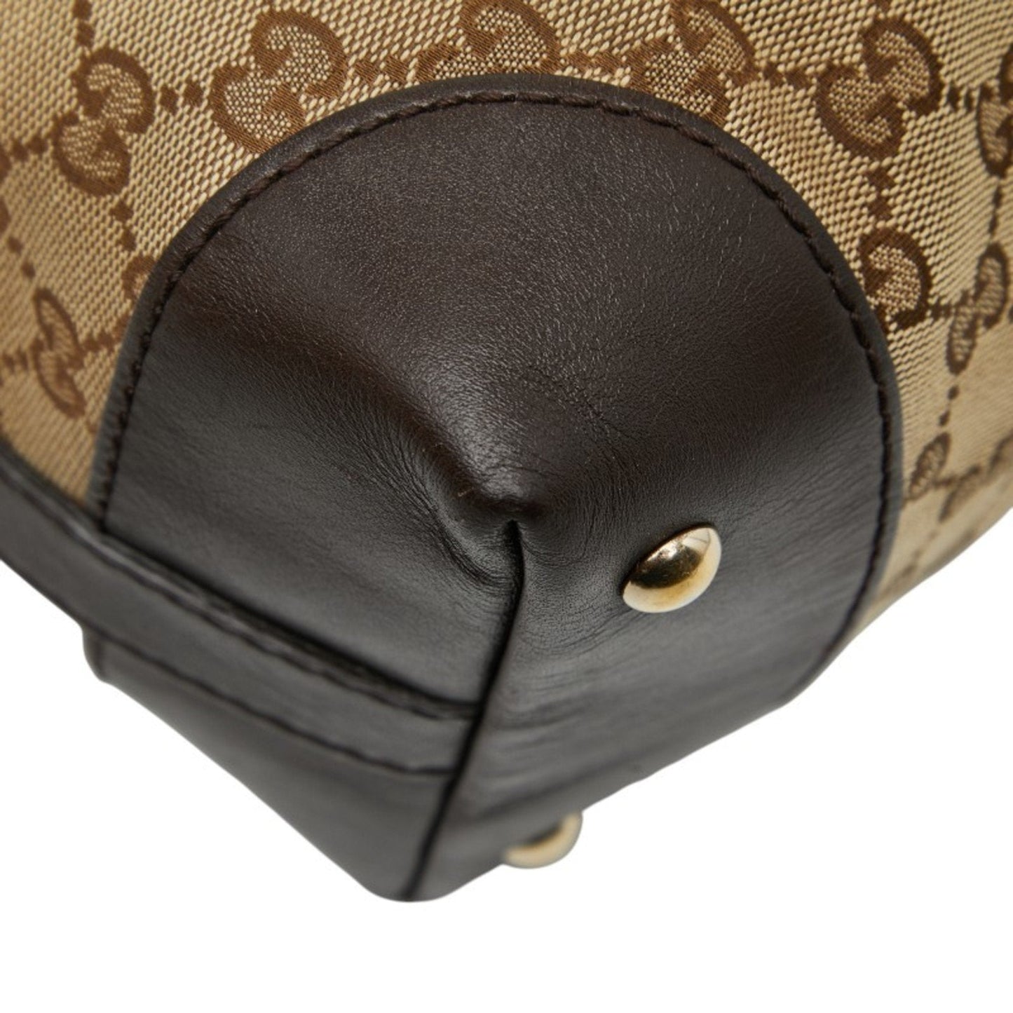 Gucci Beige Multi-Color Canvas Leather Handbag Shoulder Bag