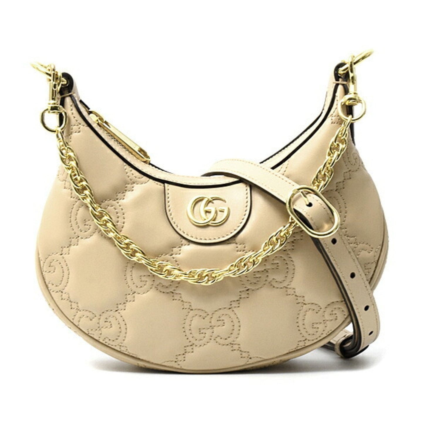 Gucci Beige Leather Handbag Shoulder Bag