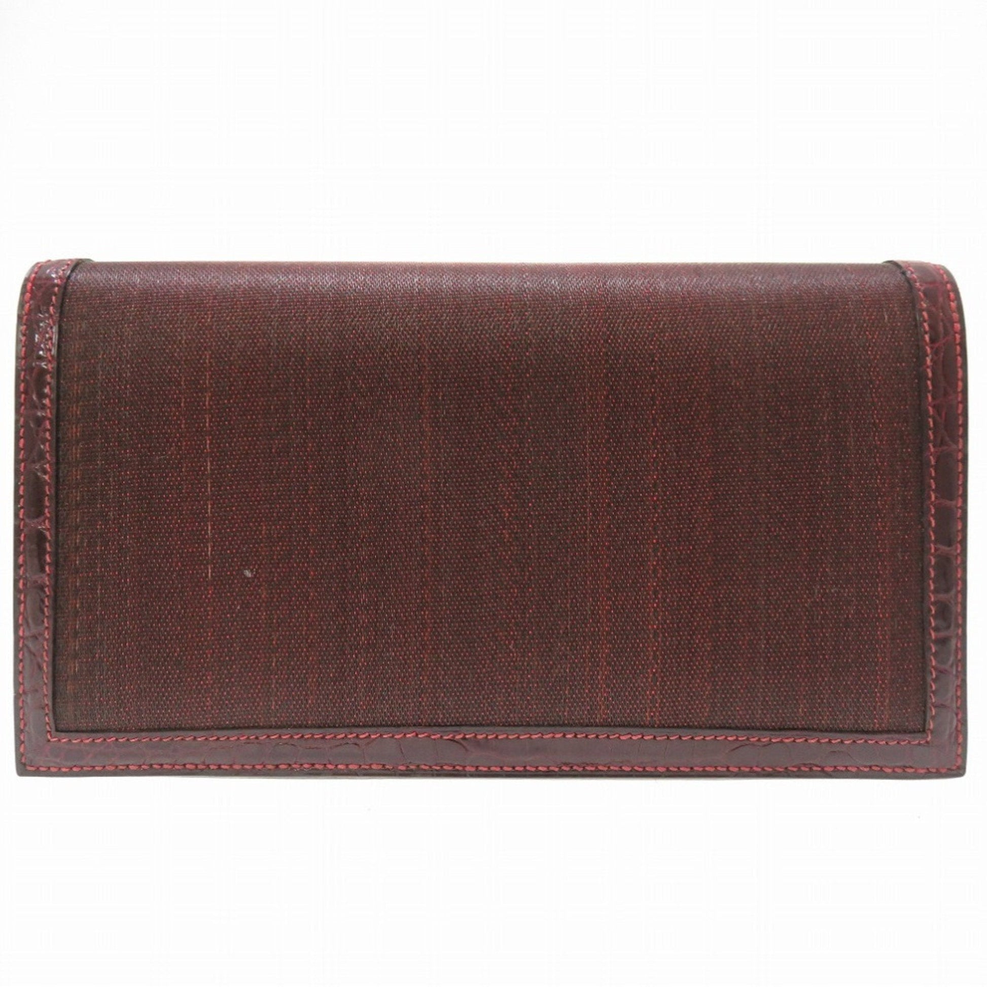 Hermes Bordeaux Crinoline Color Crinoline Clutch Bag Red