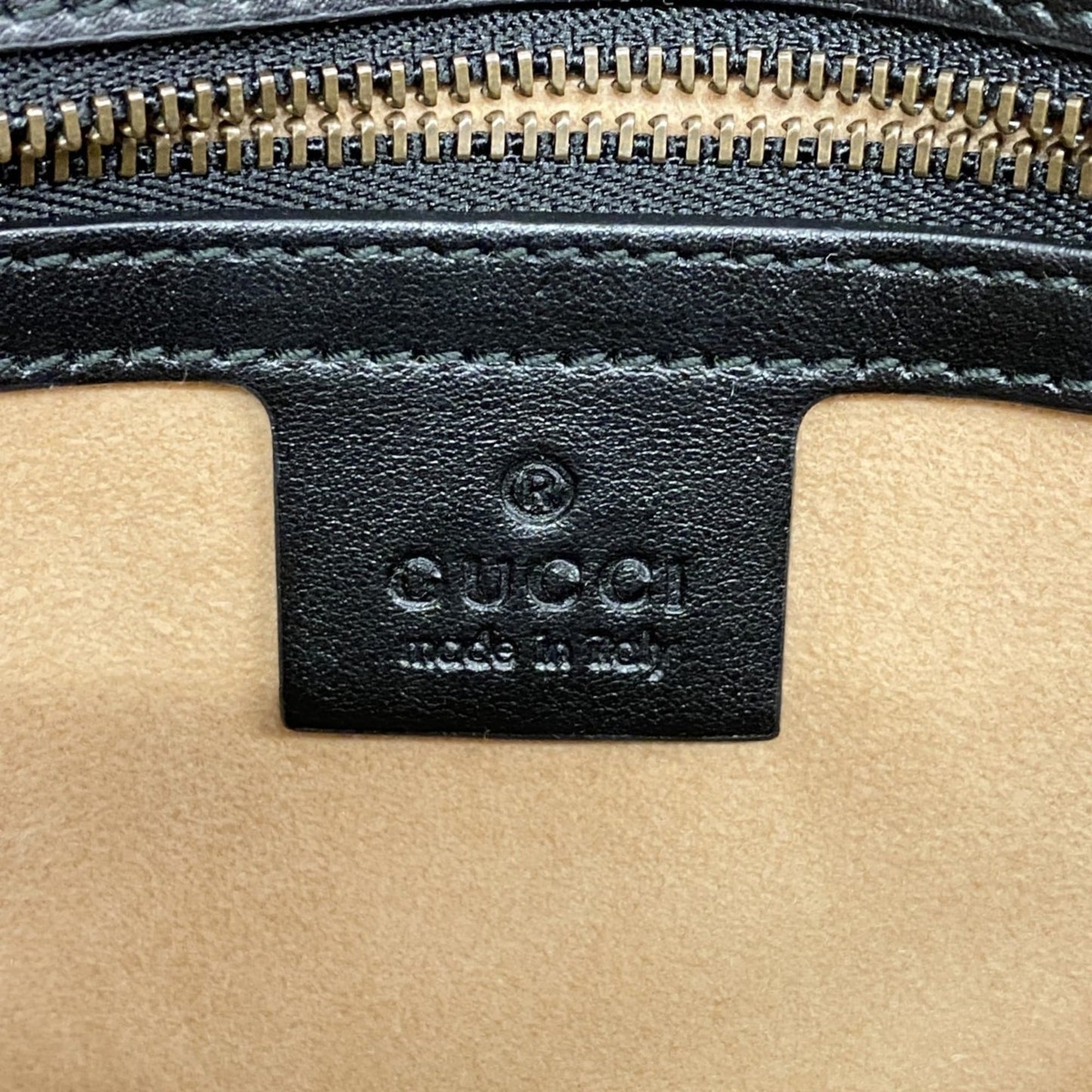 Gucci Black Leather Shoulder Bag