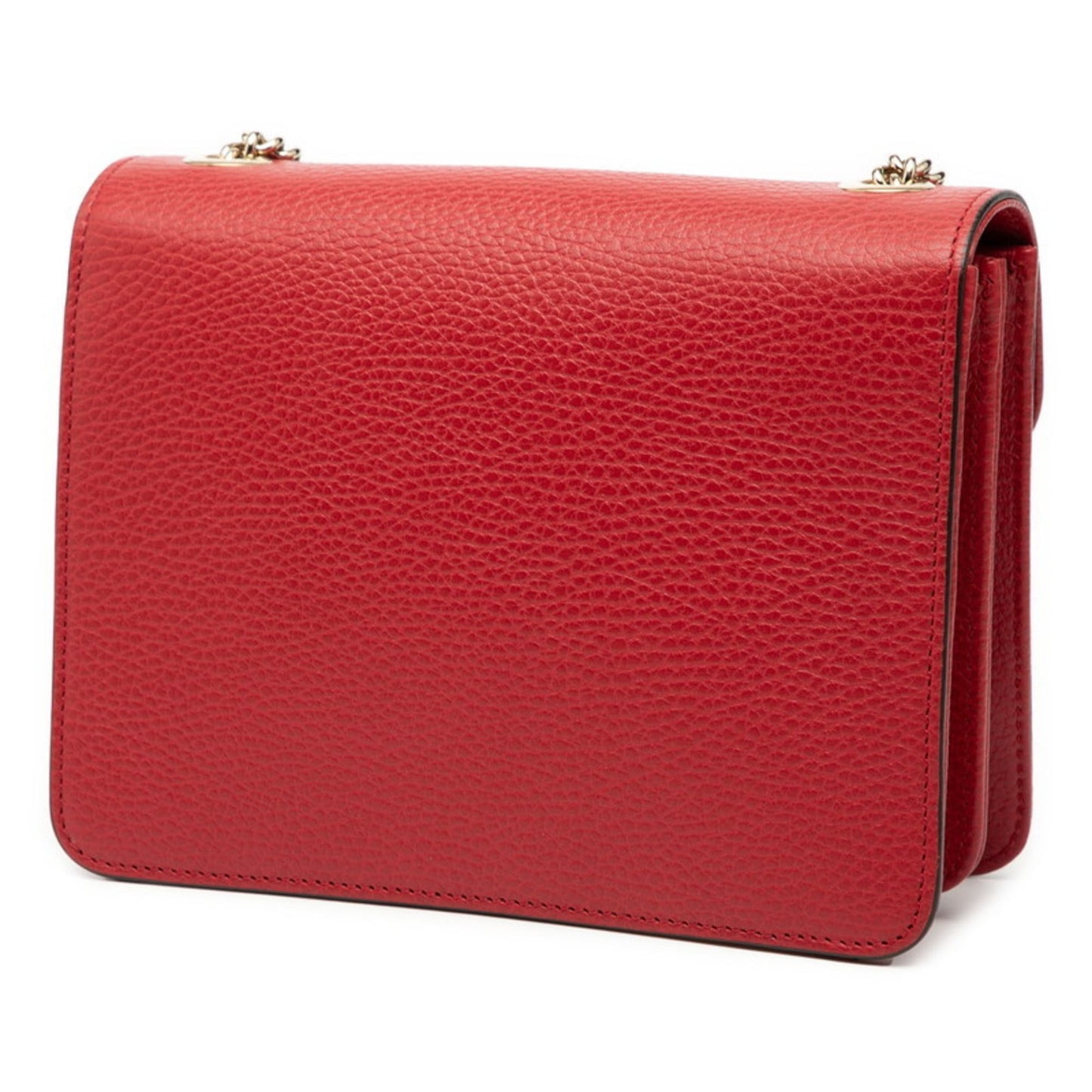 Gucci Red Color Leather Shoulder Bag