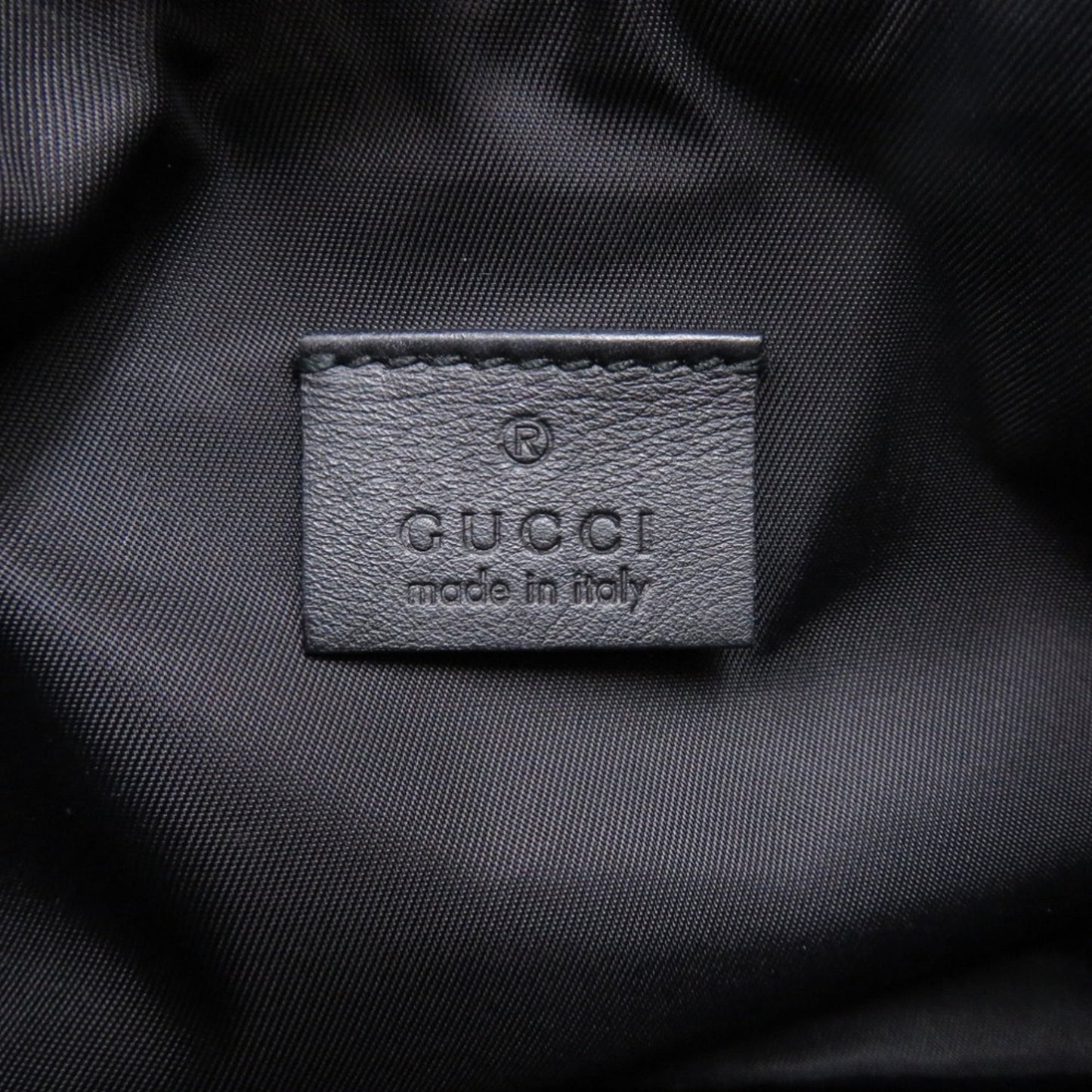 Gucci Black Gg Canvas Handbag
