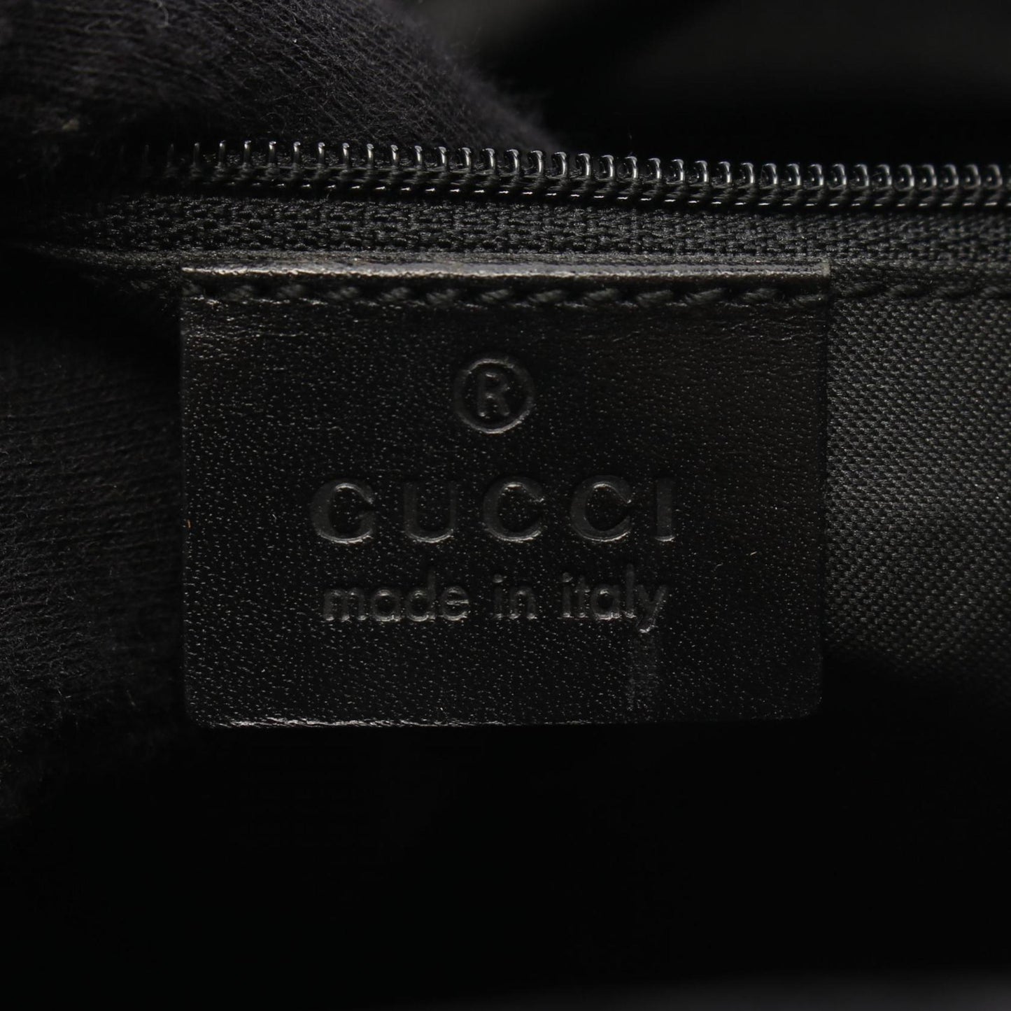 Gucci Gg Canvas Black Gg Canvas Leather Handbag