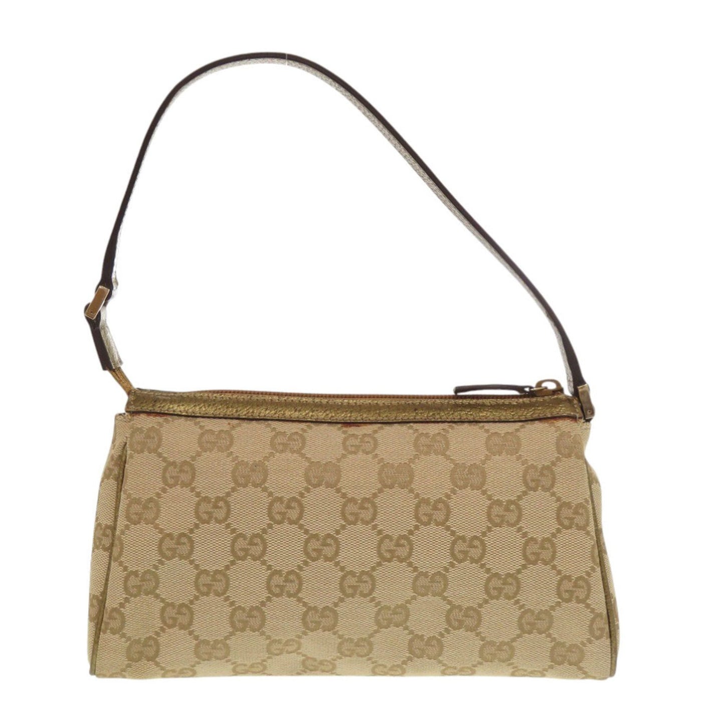 Gucci Beige Gg Canvas Handbag Pouch