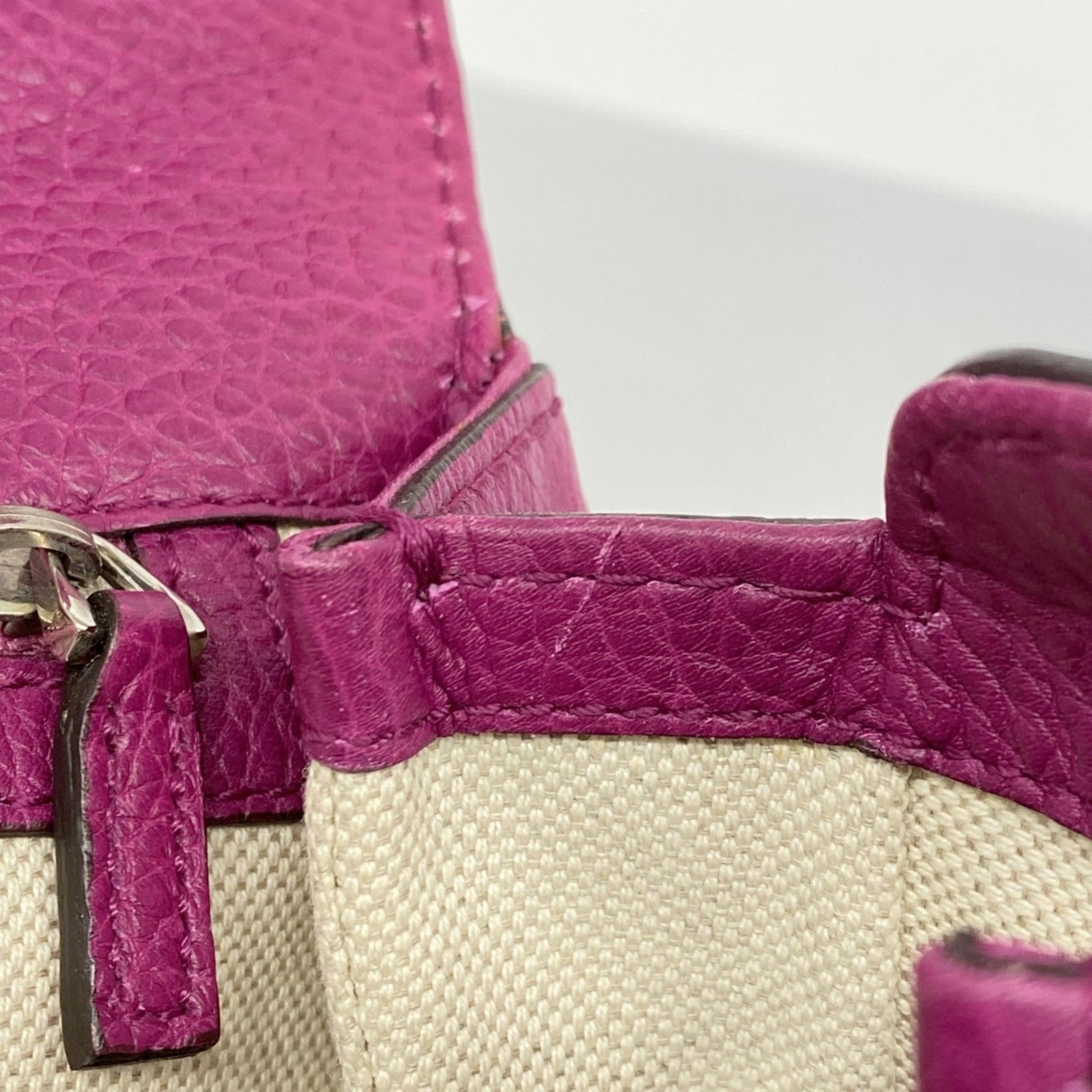 Gucci Purple Leather Handbag