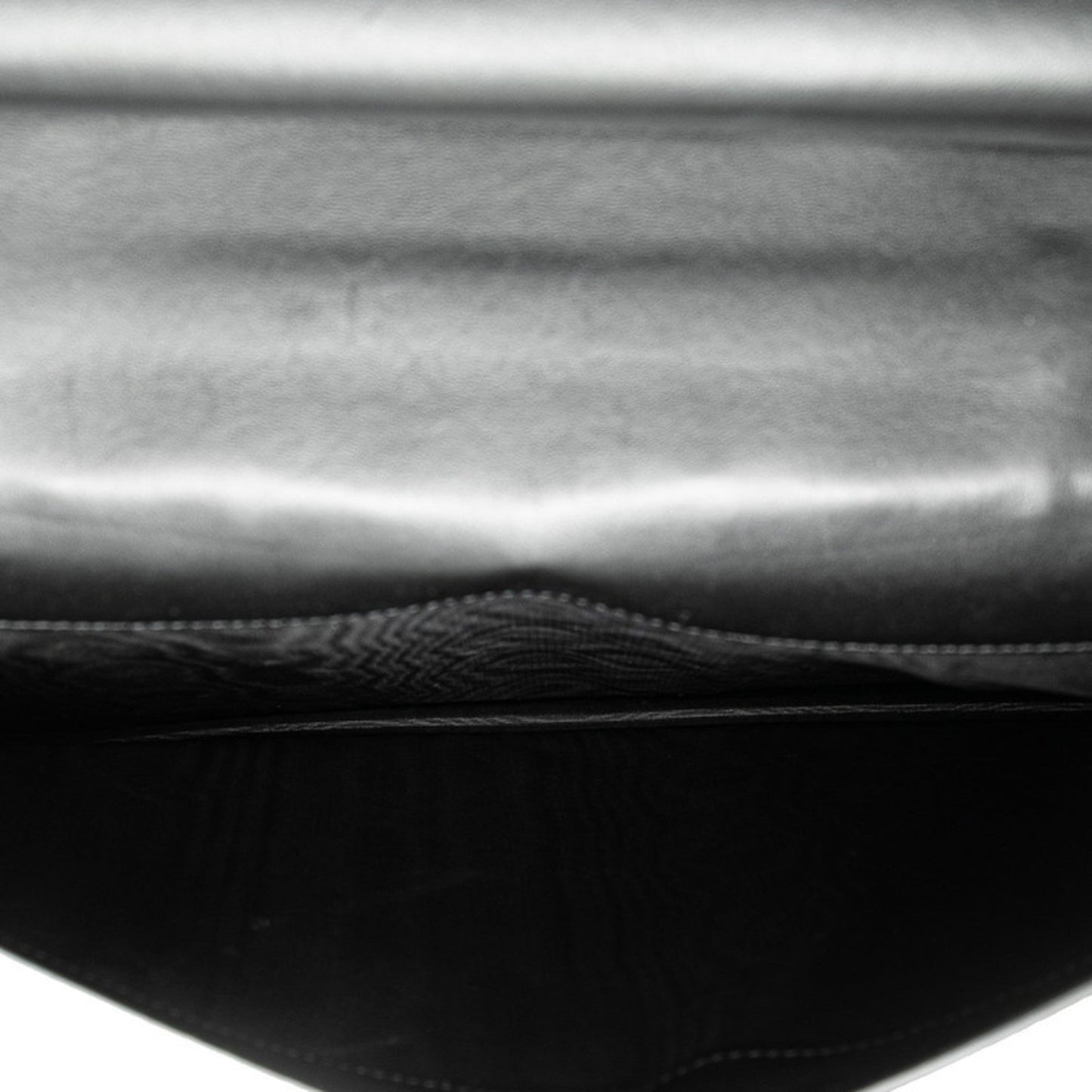 Gucci Black Leather Briefcase Clutch Bag