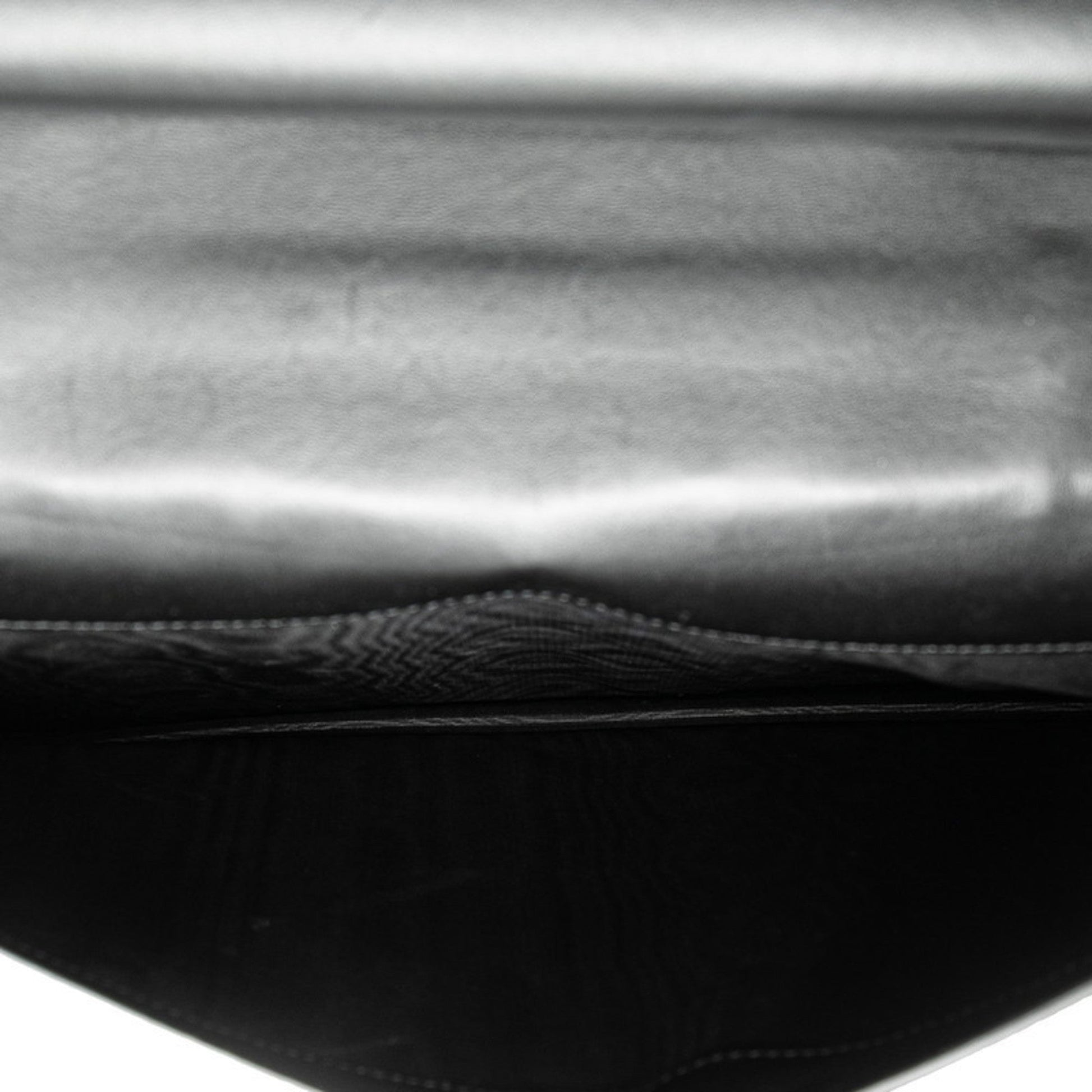 Gucci Black Leather Briefcase Clutch Bag