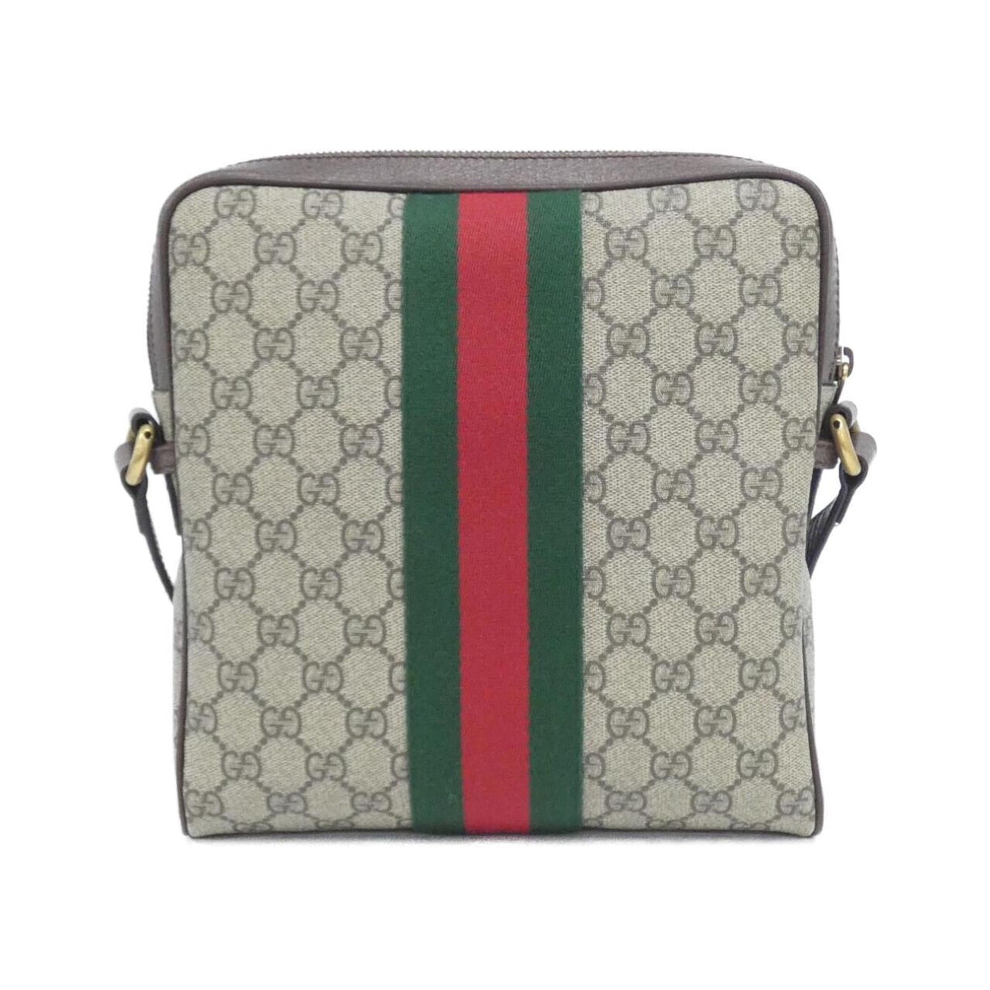 Gucci Beige Brown Gg Supreme Shoulder Bag