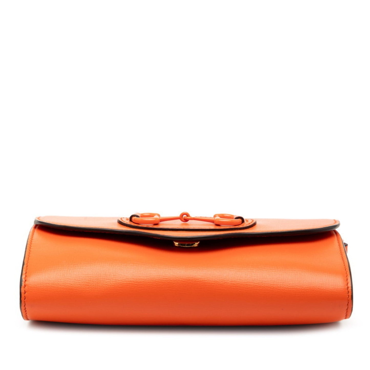 Gucci Orange Leather Shoulder Bag