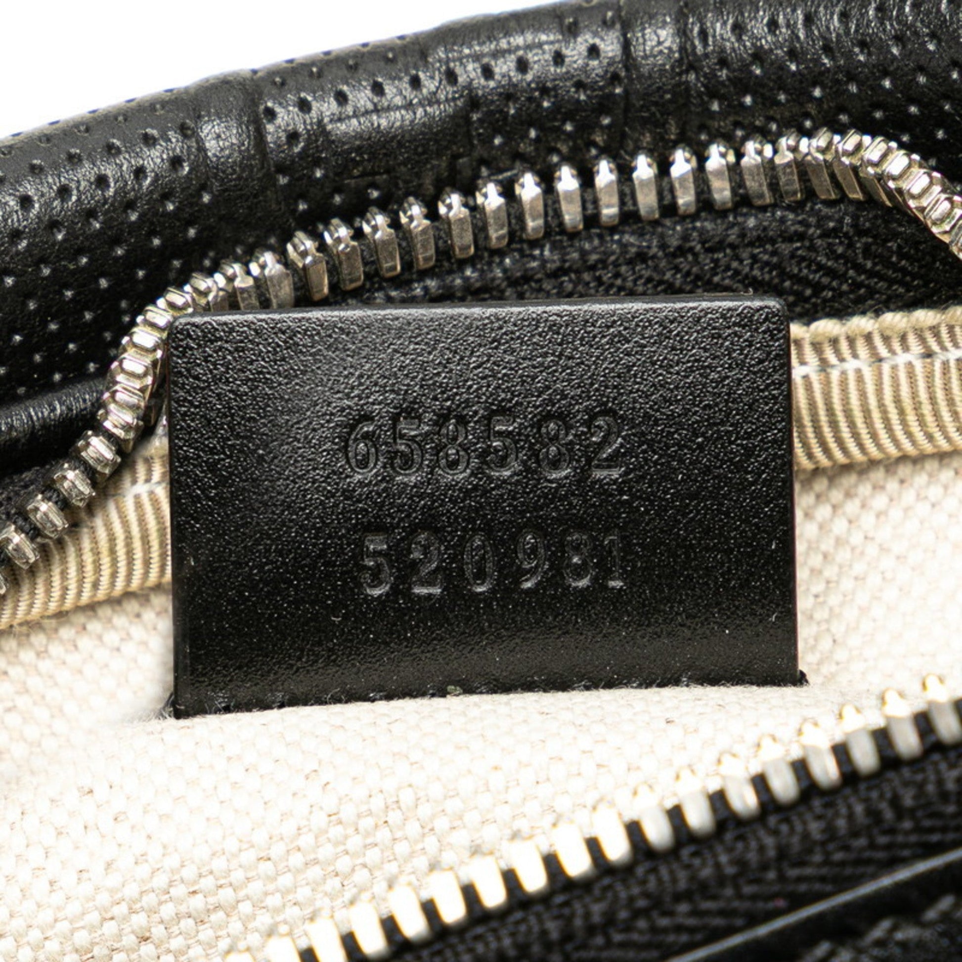 Gucci Black Leather Fanny Pack Sling Bag