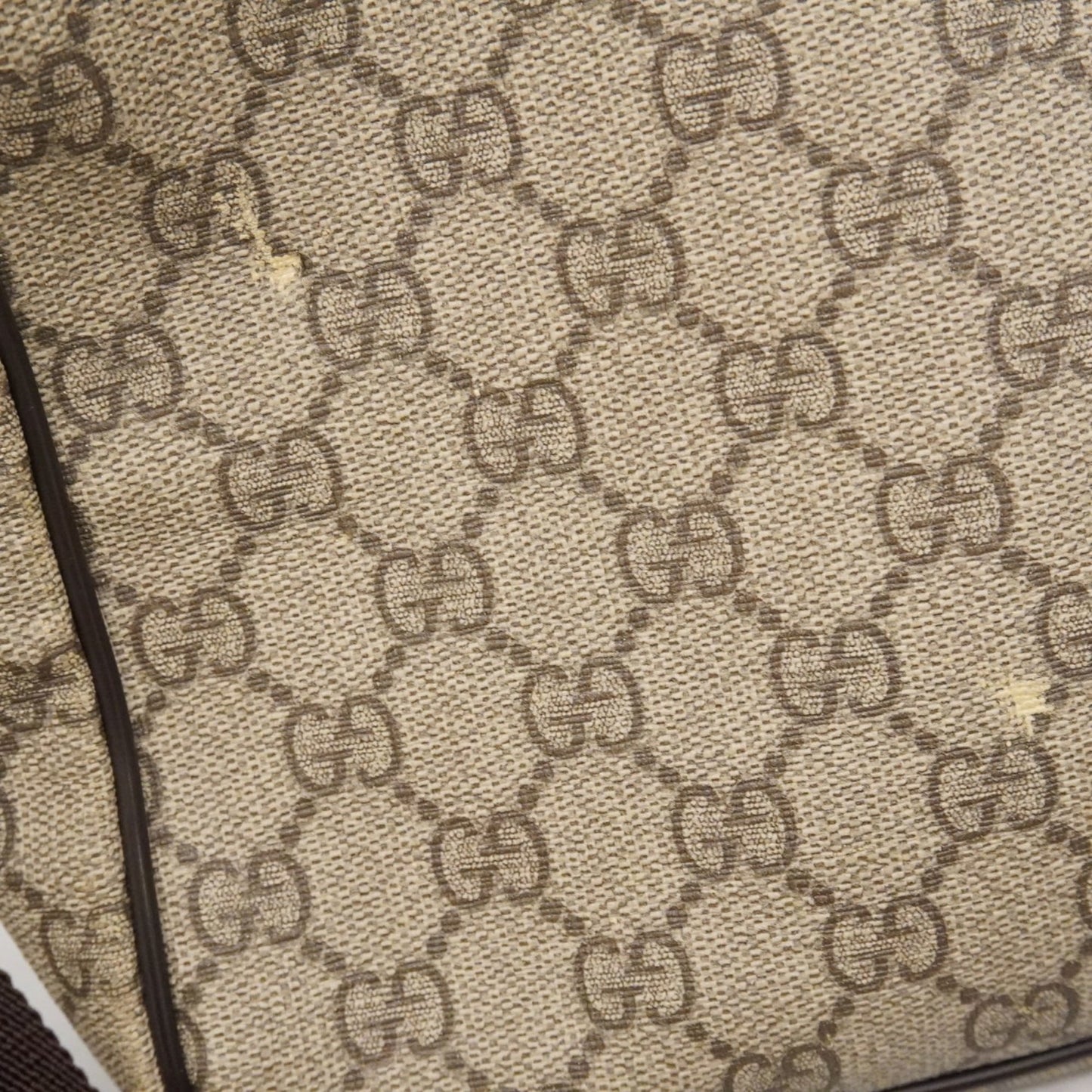 Gucci Brown Pvc Shoulder Bag