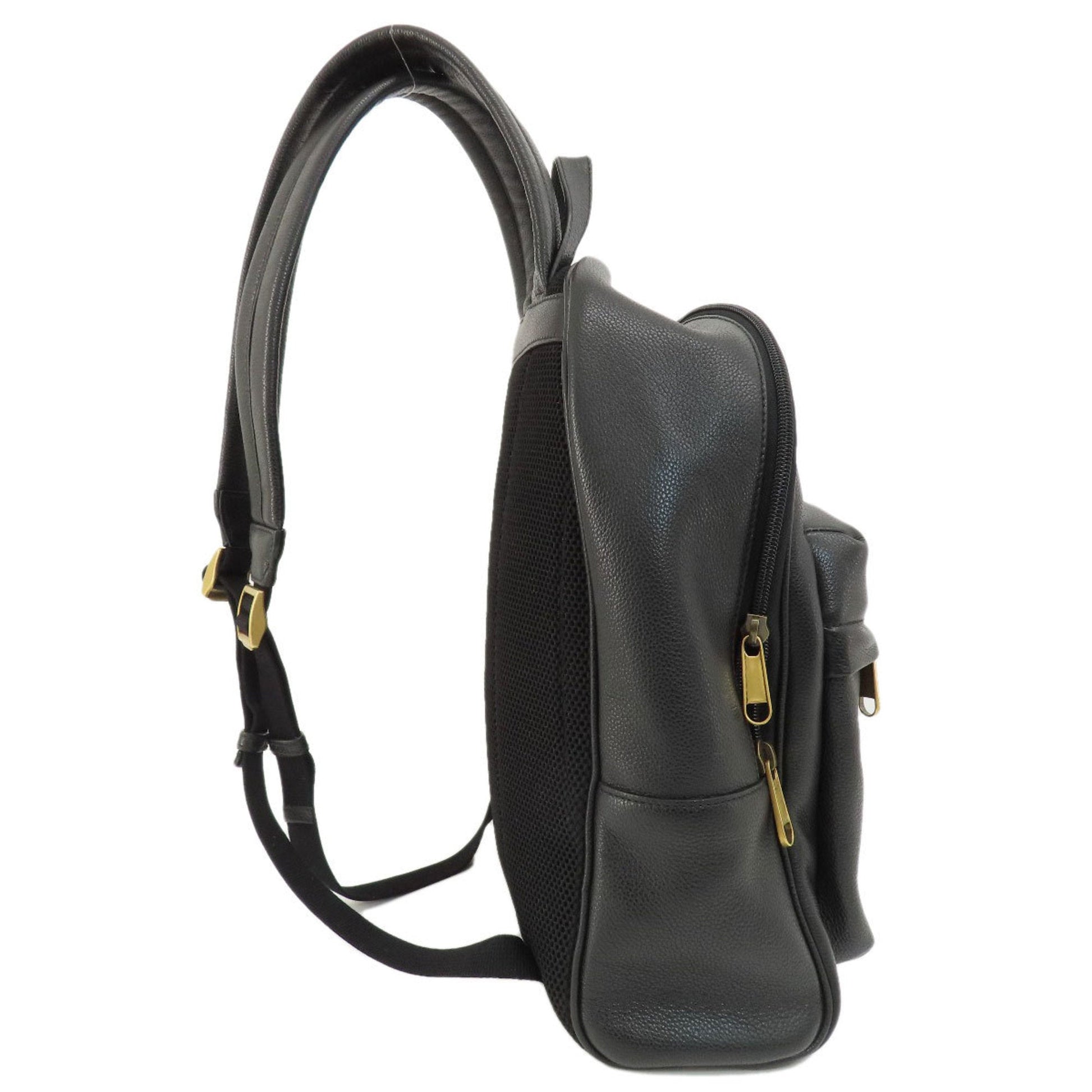 Gucci Black Leather Backpack