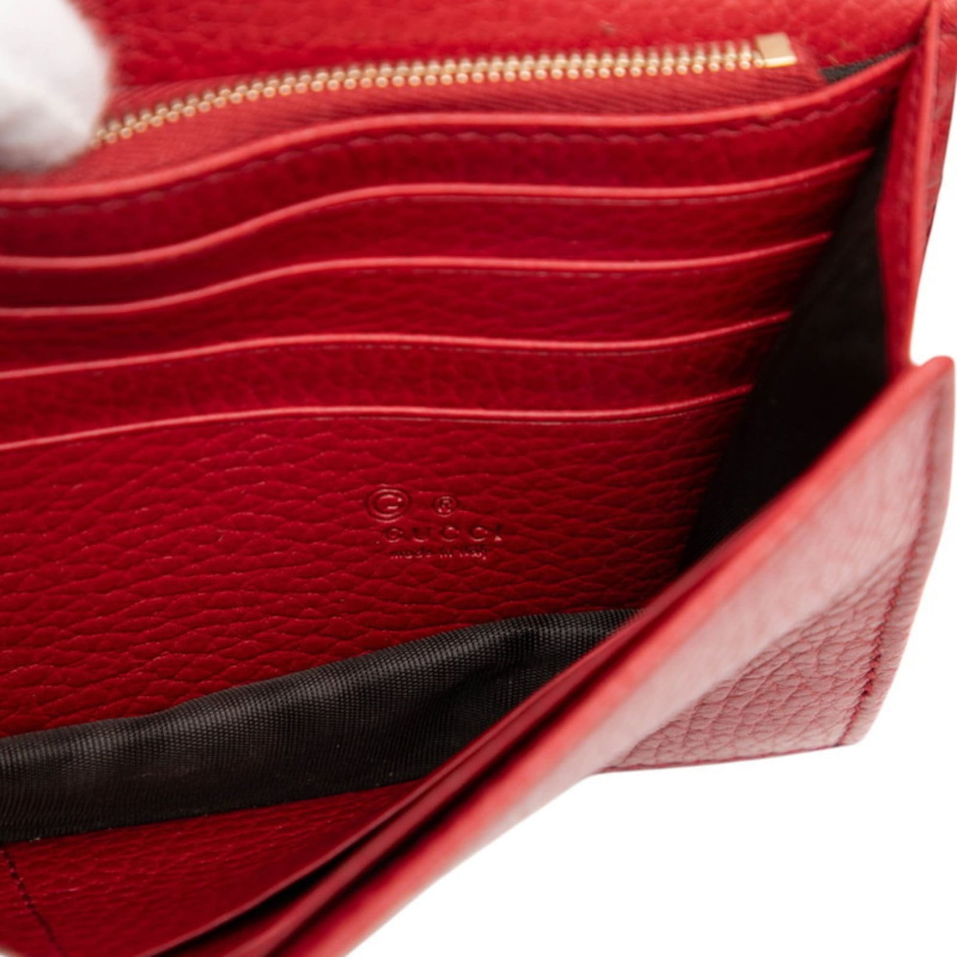 Gucci Red Color Leather Shoulder Bag