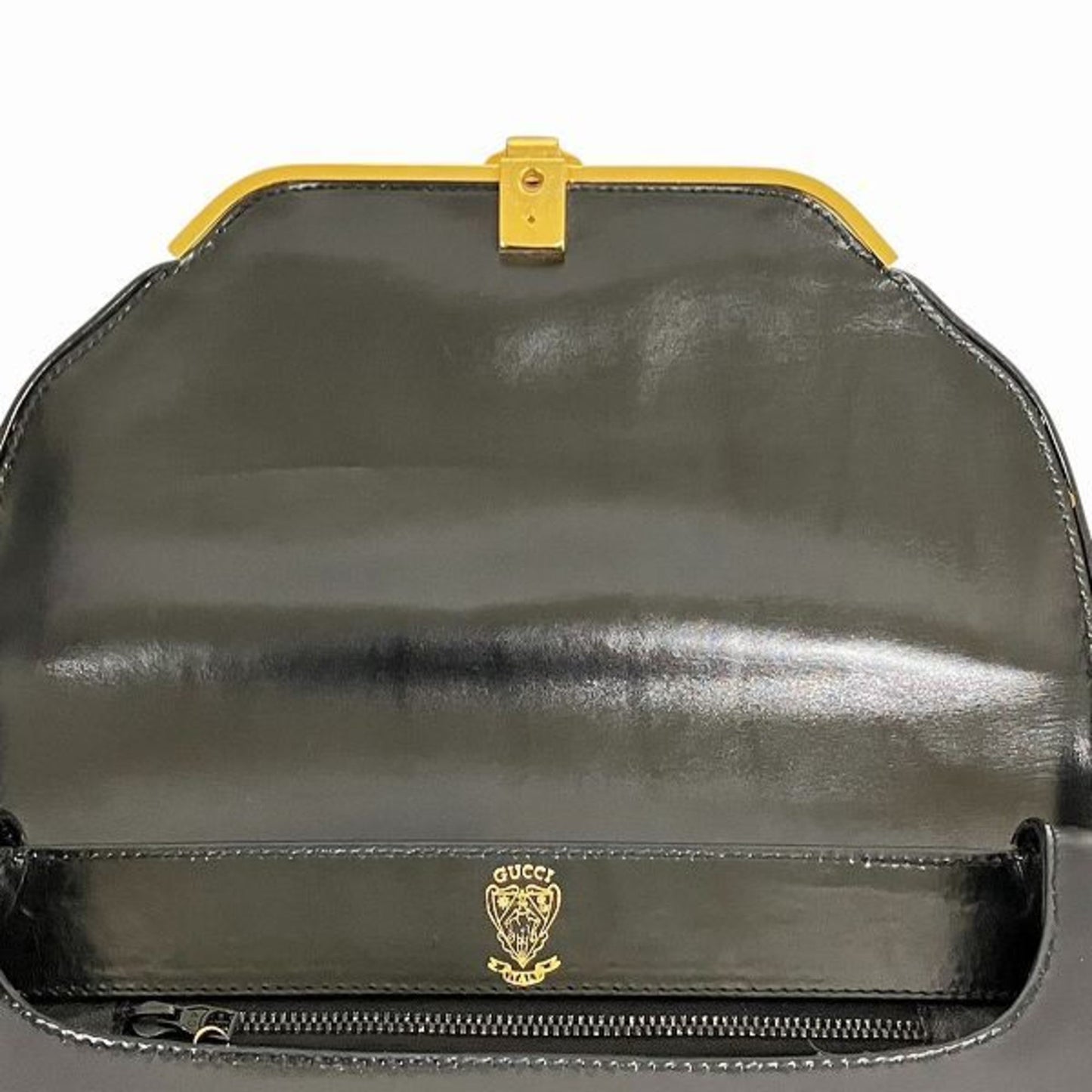 Gucci Black Leather Shoulder Bag