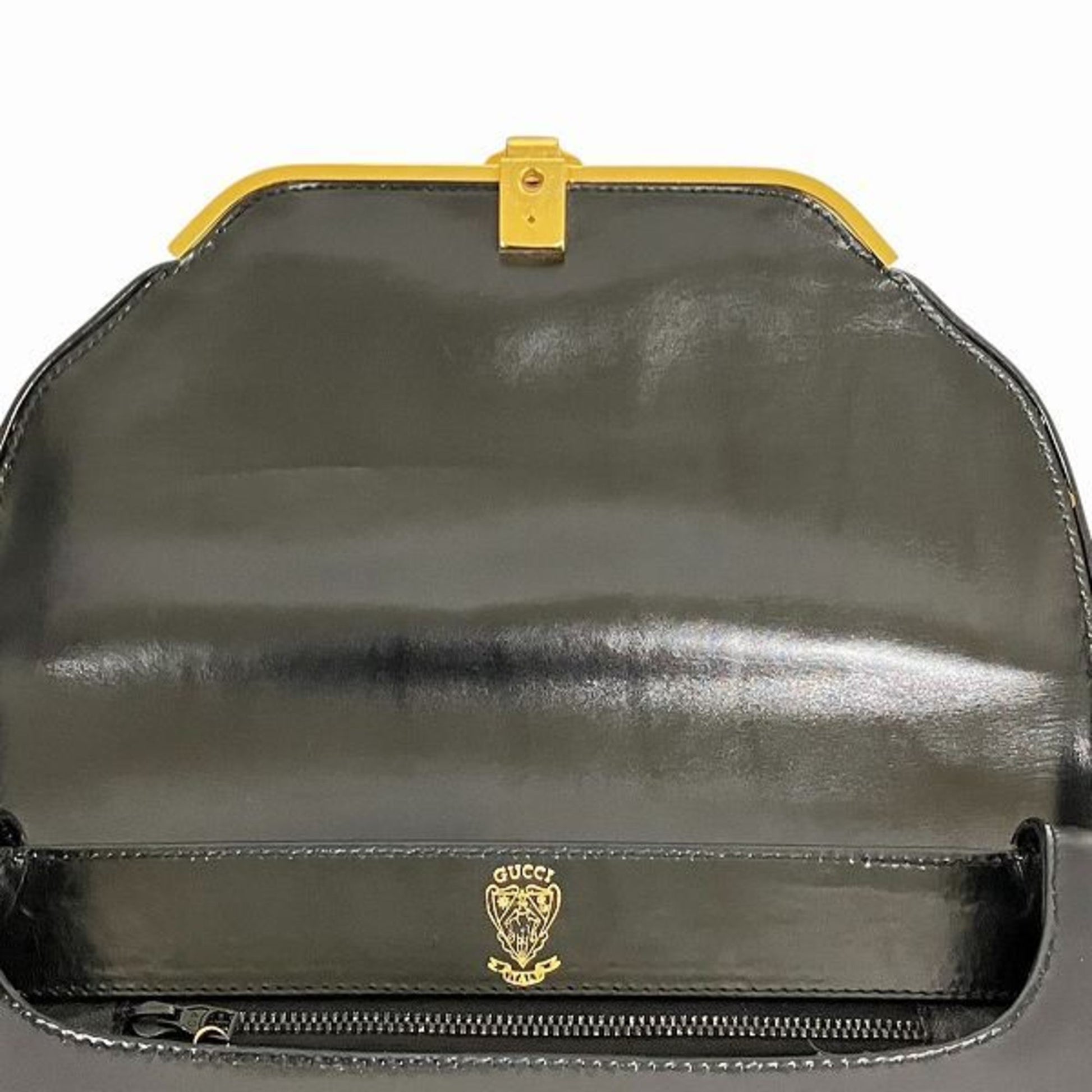 Gucci Black Leather Shoulder Bag