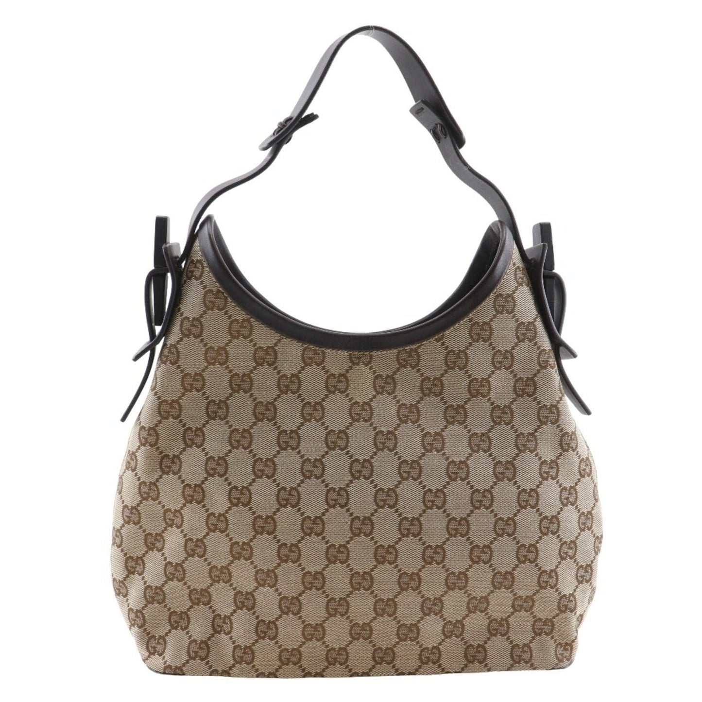 Gucci Brown Gg Canvas Shoulder Bag