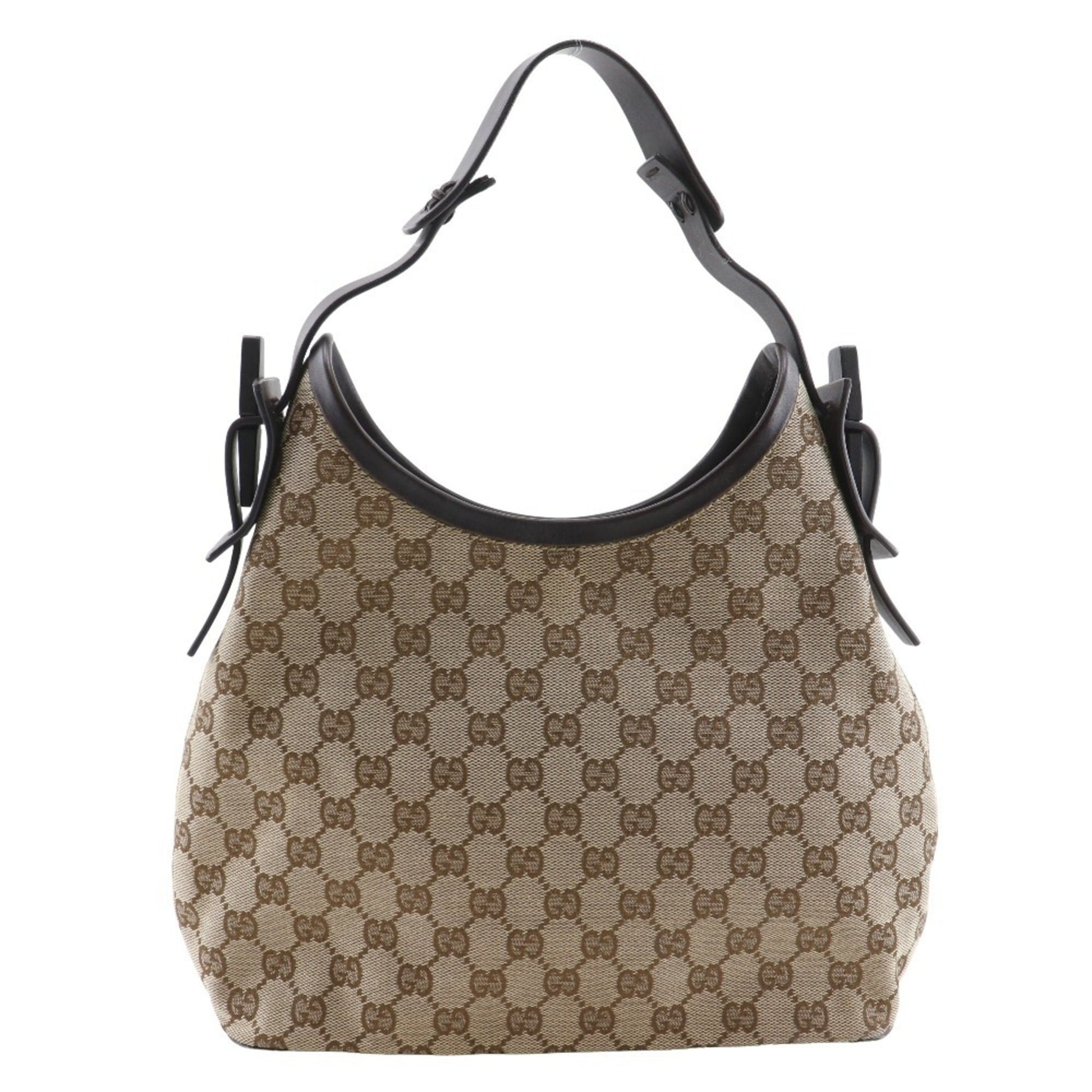 Gucci Brown Gg Canvas Shoulder Bag