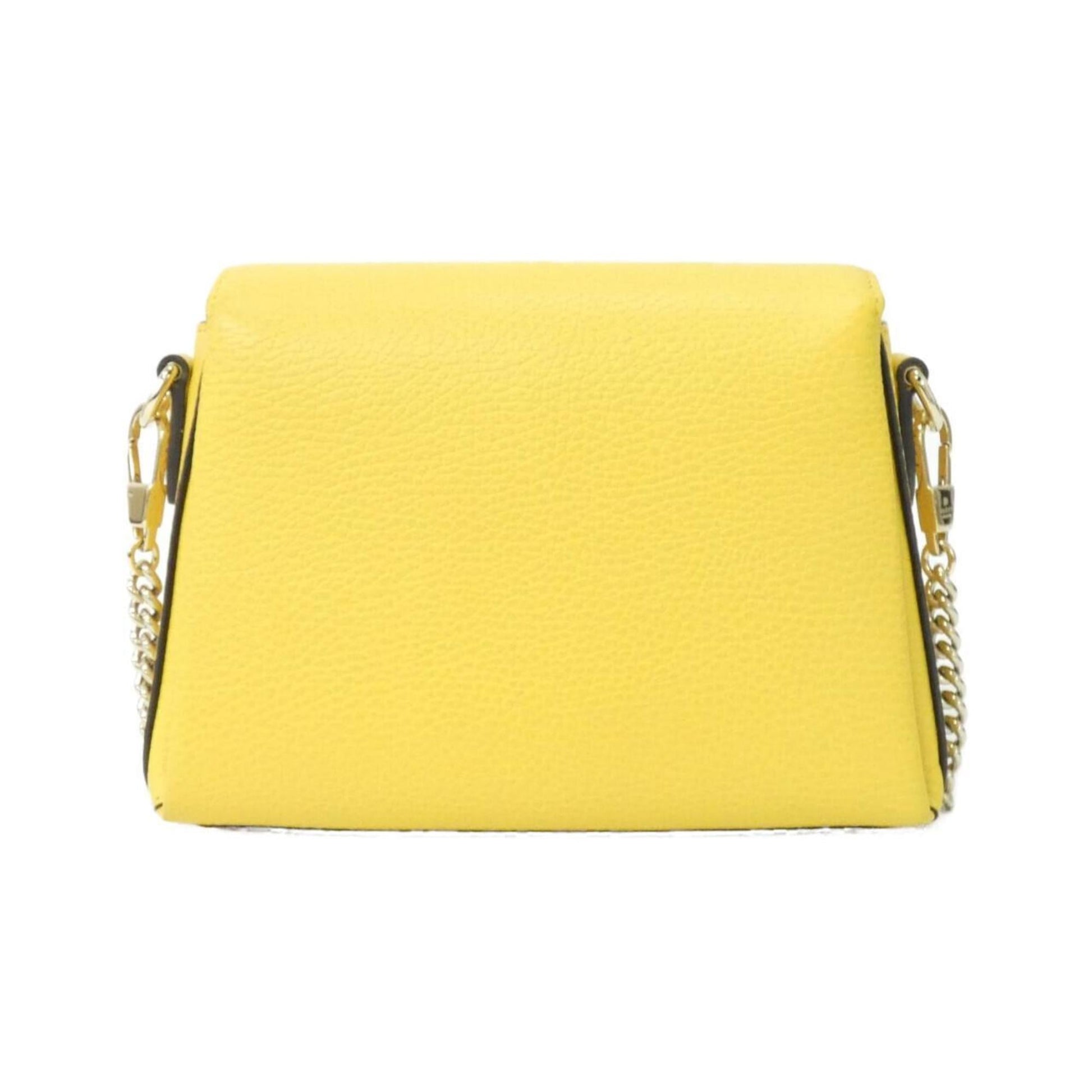 Gucci Yellow Leather Shoulder Bag