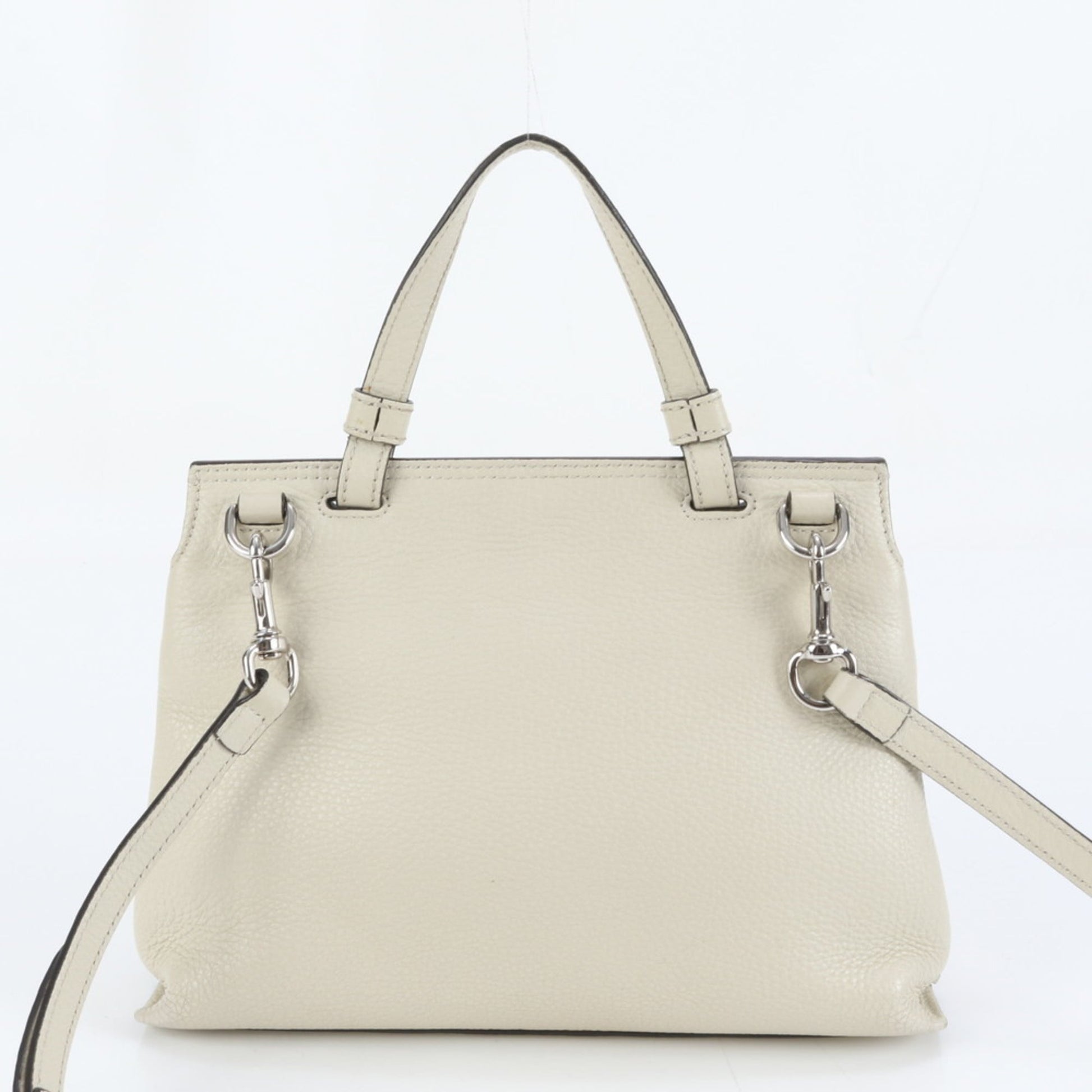 Gucci Ivory Leather Shoulder Bag