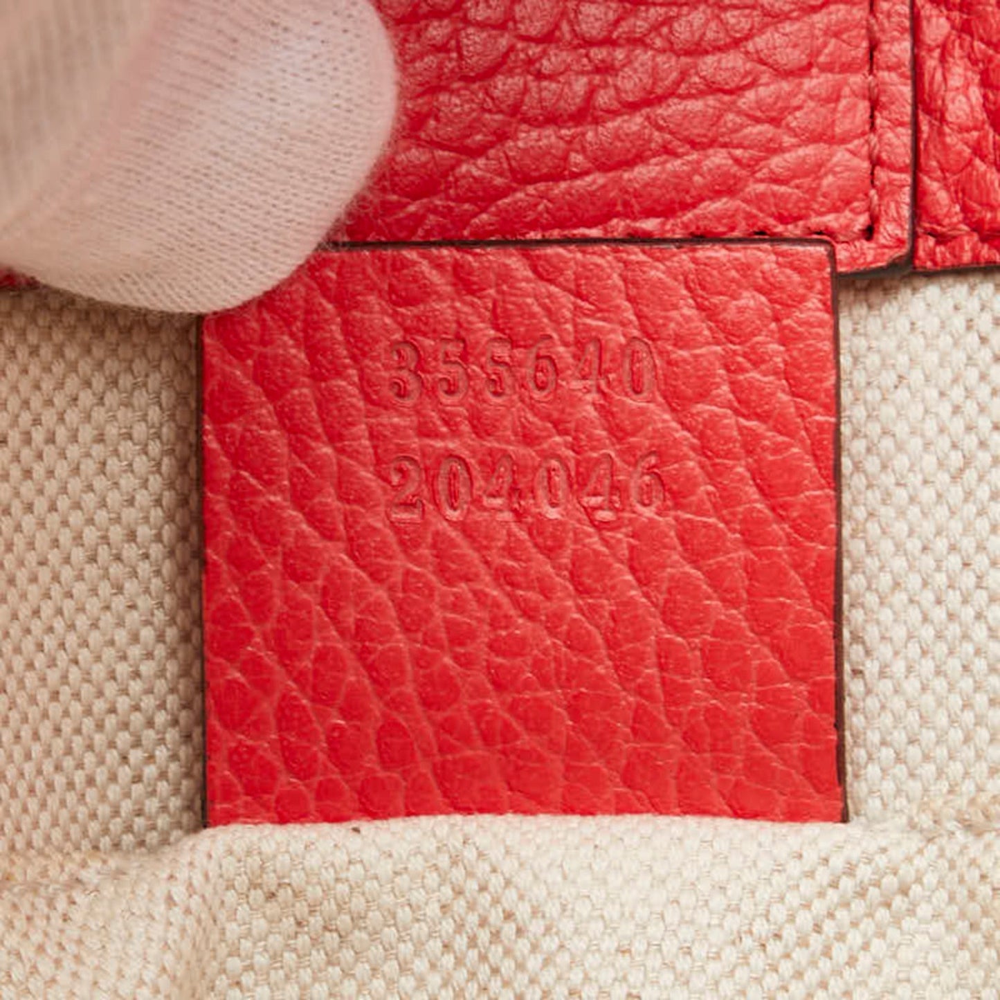 Gucci Pink Red Color Leather Handbag Tote Bag
