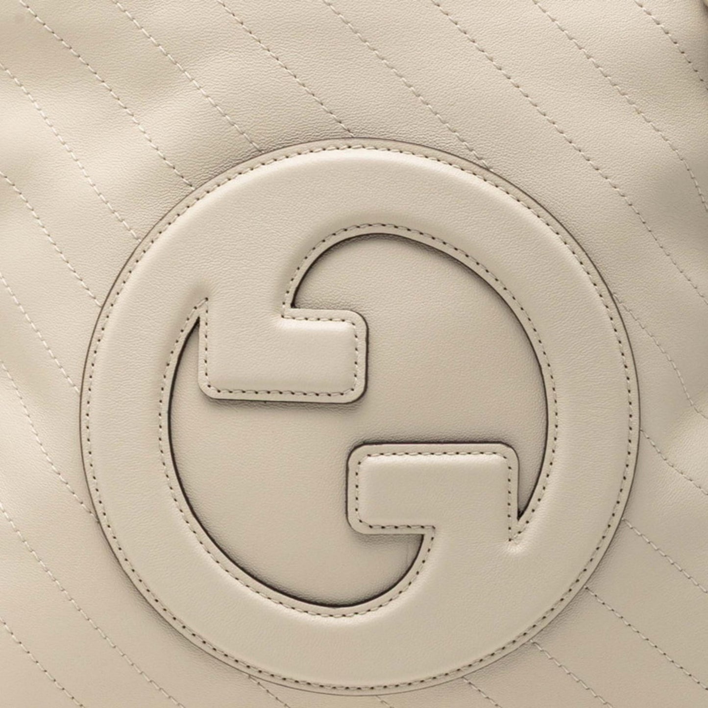 Gucci Off-White Leather Shoulder Bag Tote Bag