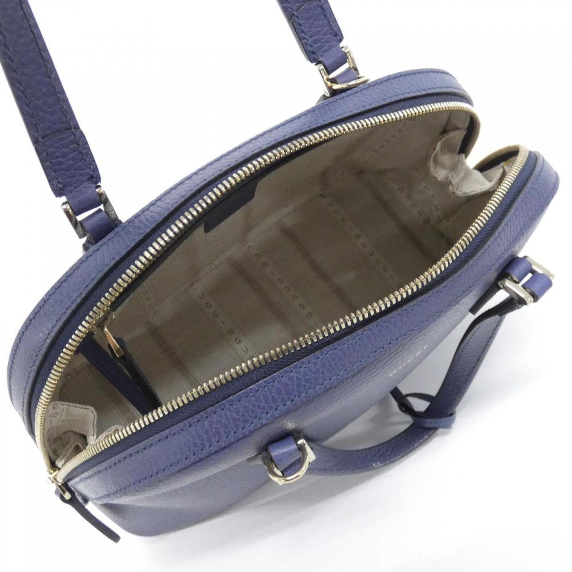 Gucci Blue Leather Handbag