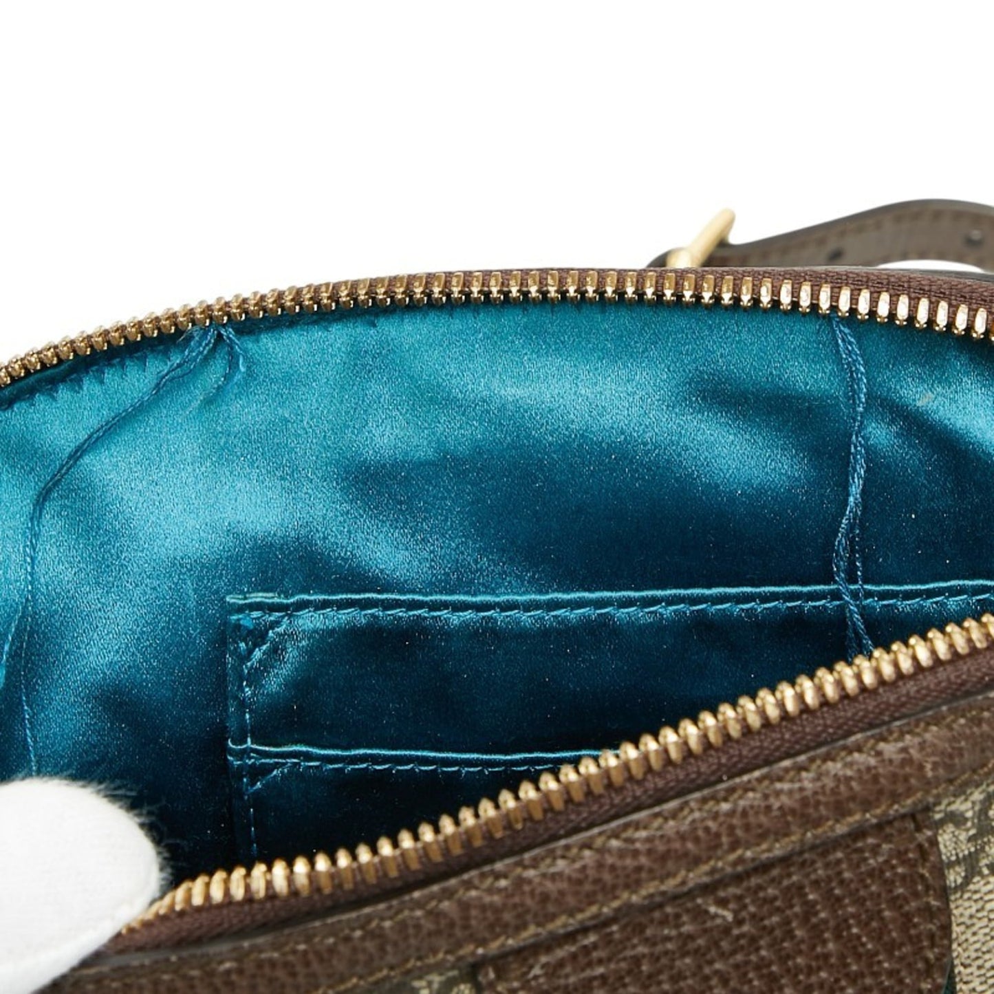 Gucci Beige Brown Suede Leather Shoulder Bag