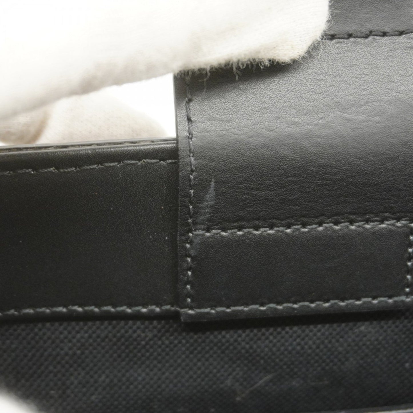 Gucci Black Gray Pvc Handbag
