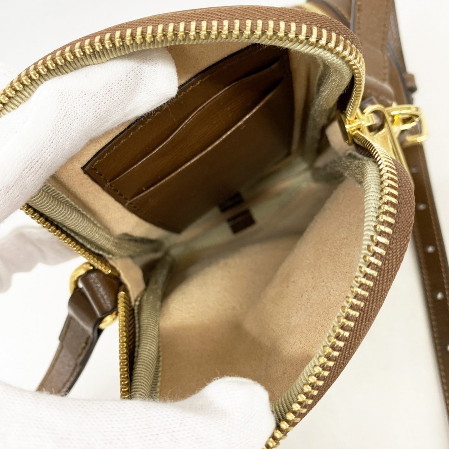 Gucci Brown Pvc Shoulder Bag