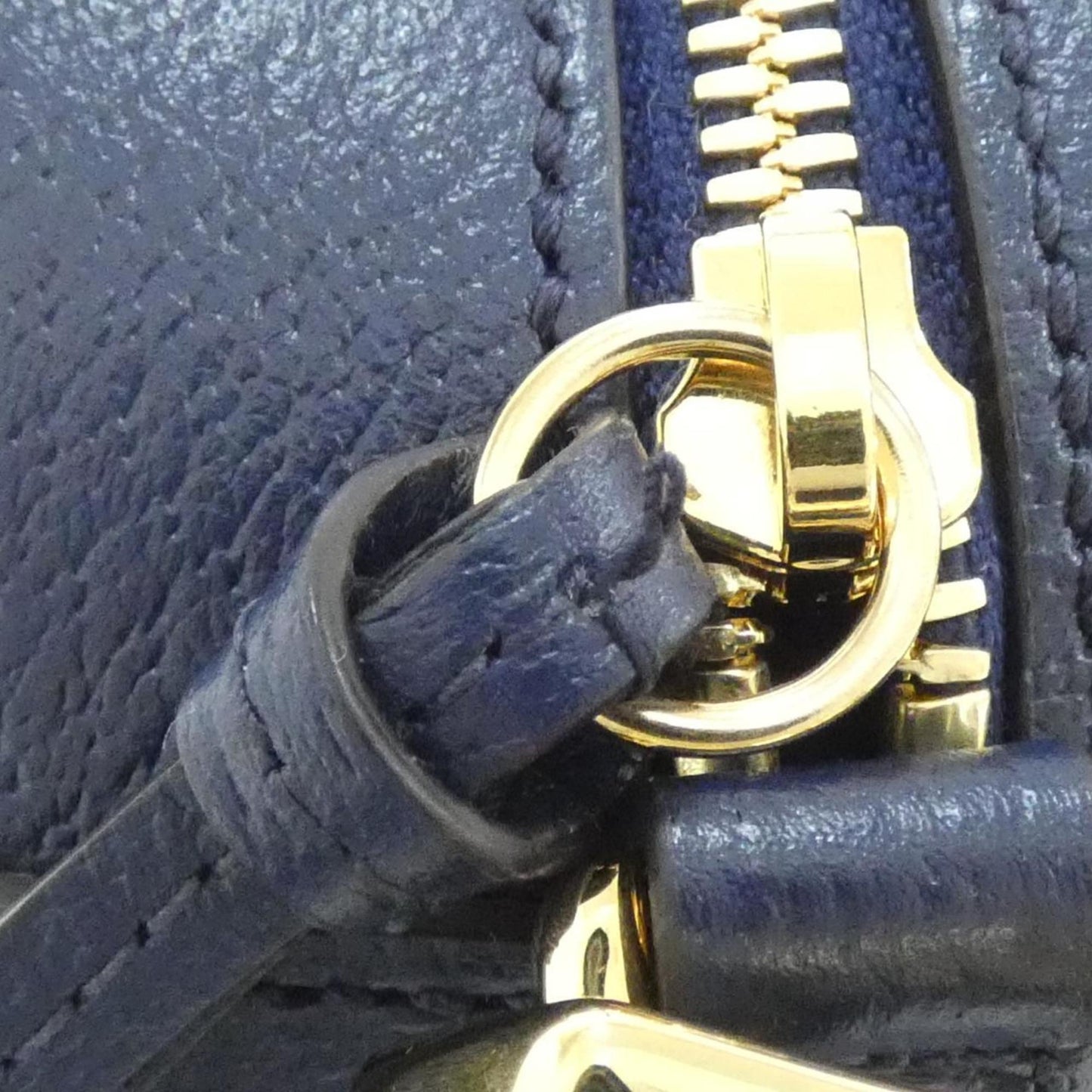 Gucci Blue Orange Coated Canvas Shoulder Bag