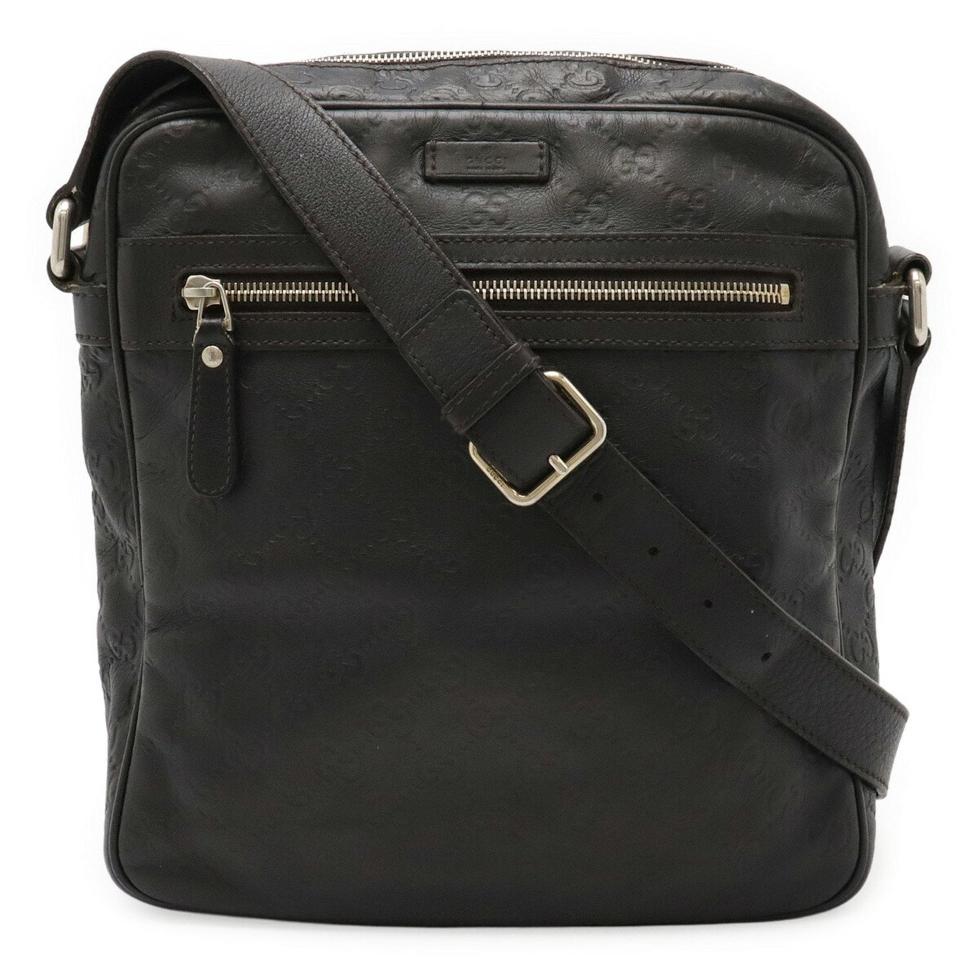 Gucci Black Leather Shoulder Bag