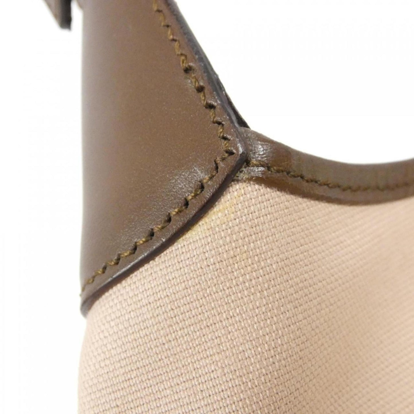 Gucci Brown Pink Canvas Leather Shoulder Bag
