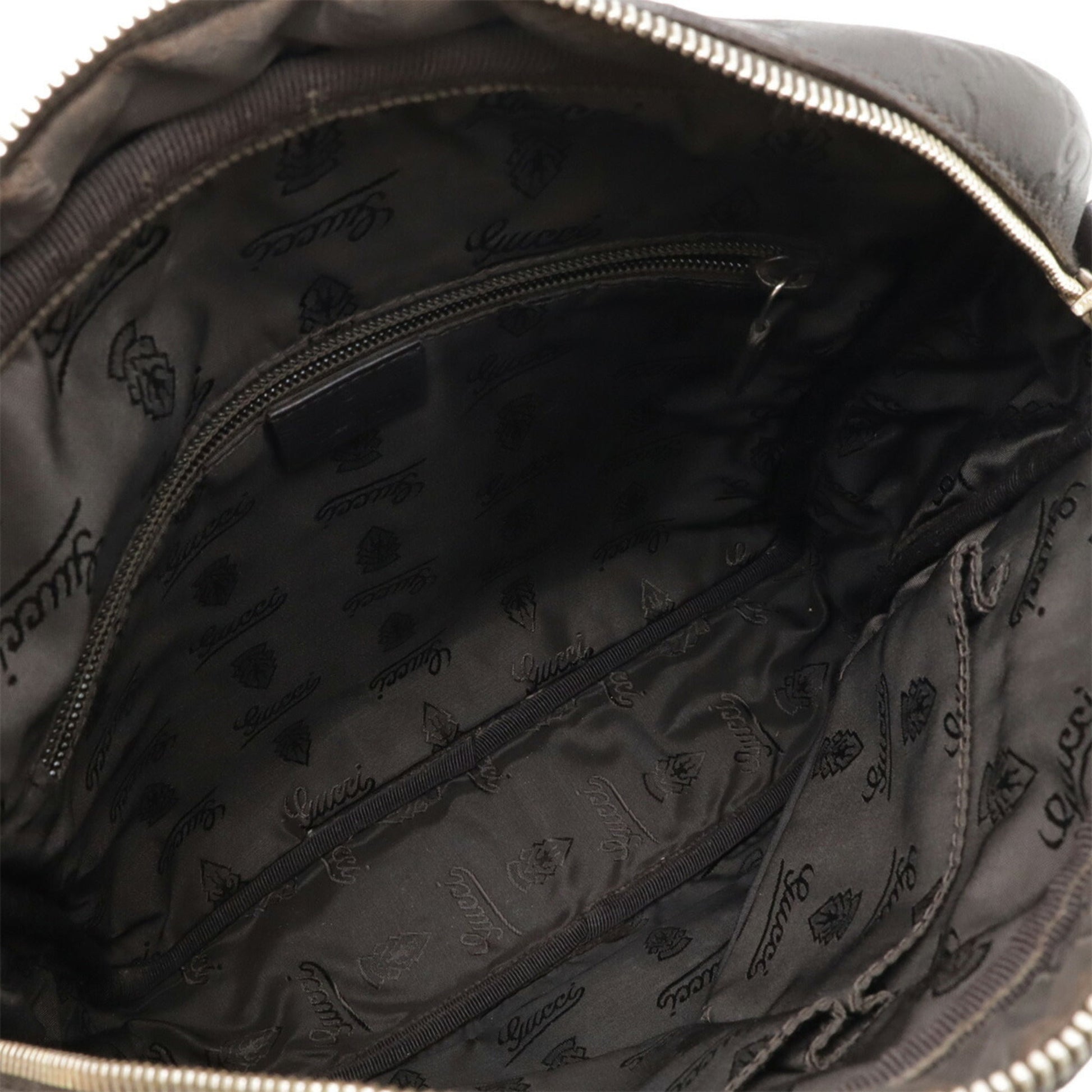 Gucci Black Leather Shoulder Bag