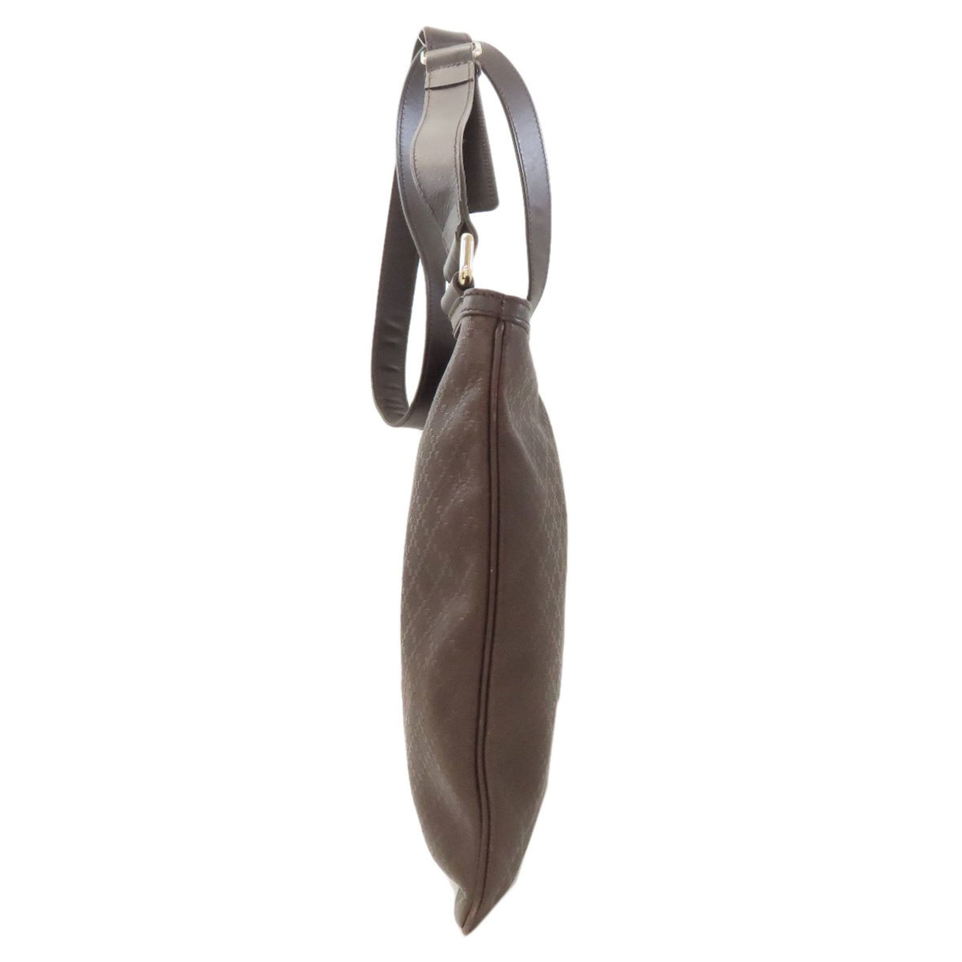 Gucci Brown Leather Shoulder Bag