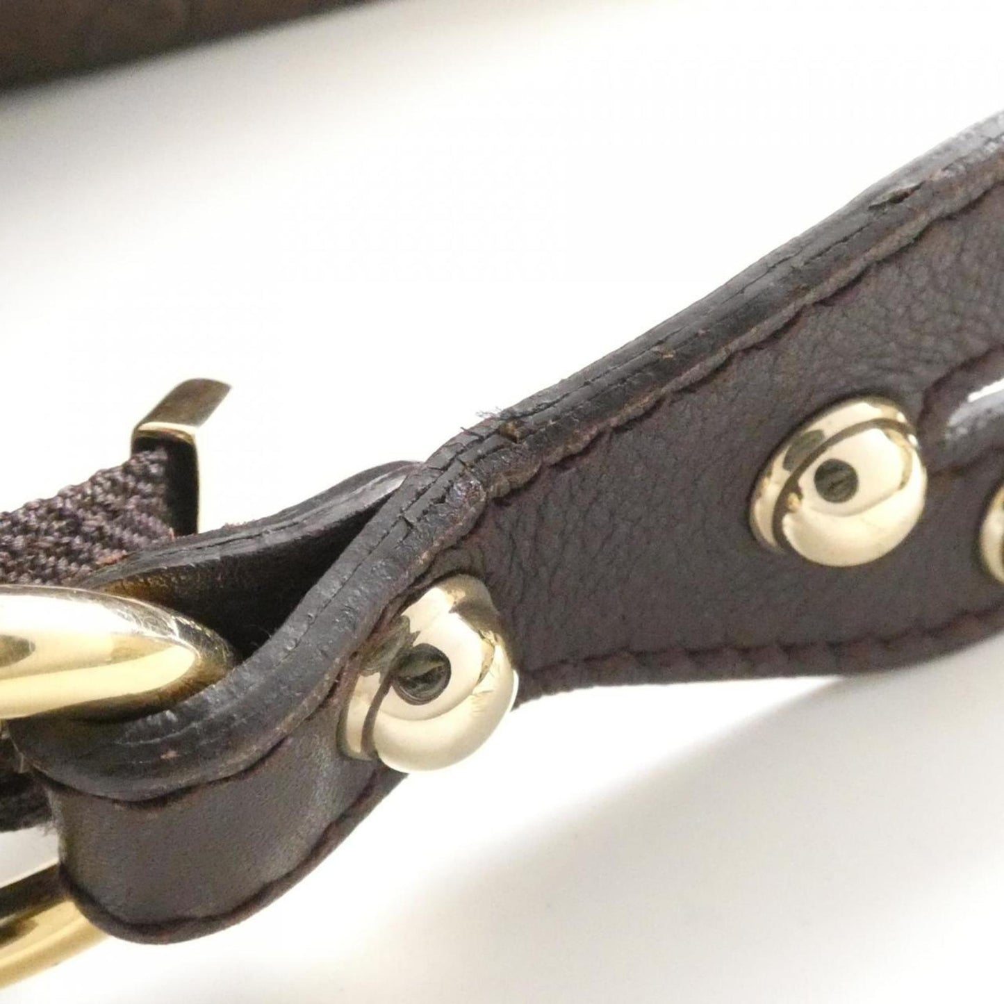 Gucci Brown Leather Shoulder Bag