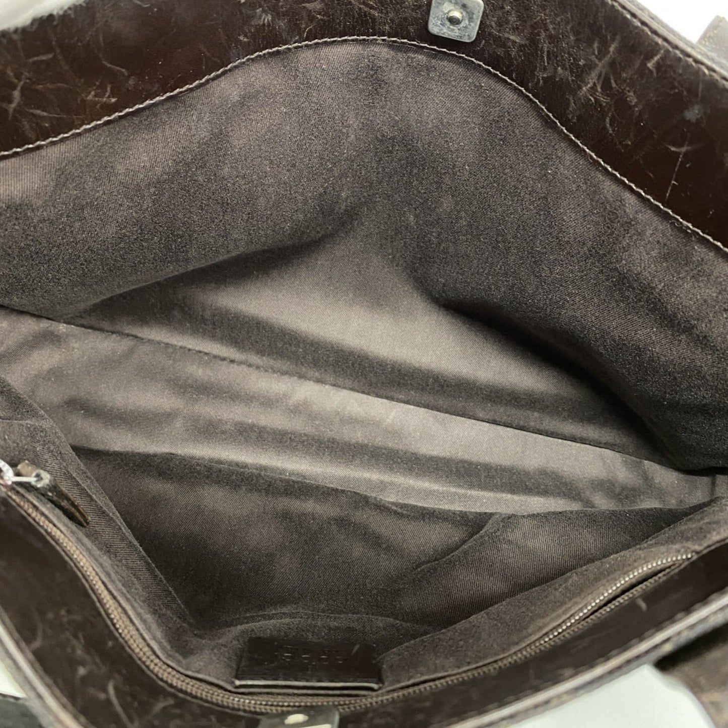 Gucci Brown Denim Tote Bag