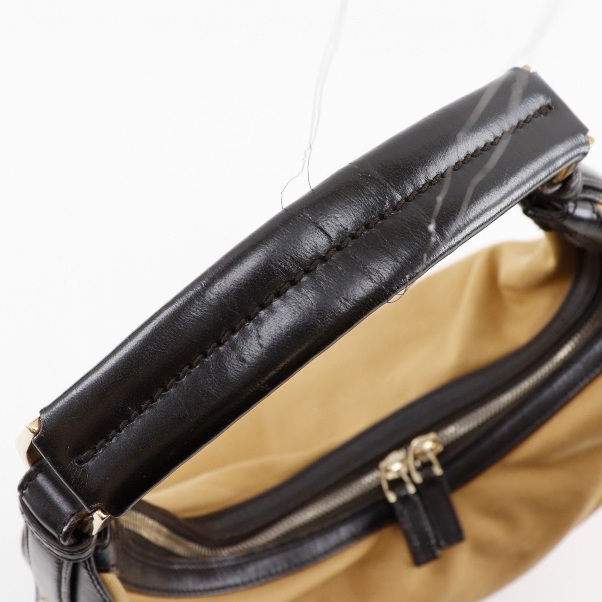 Gucci Beige Canvas Shoulder Bag