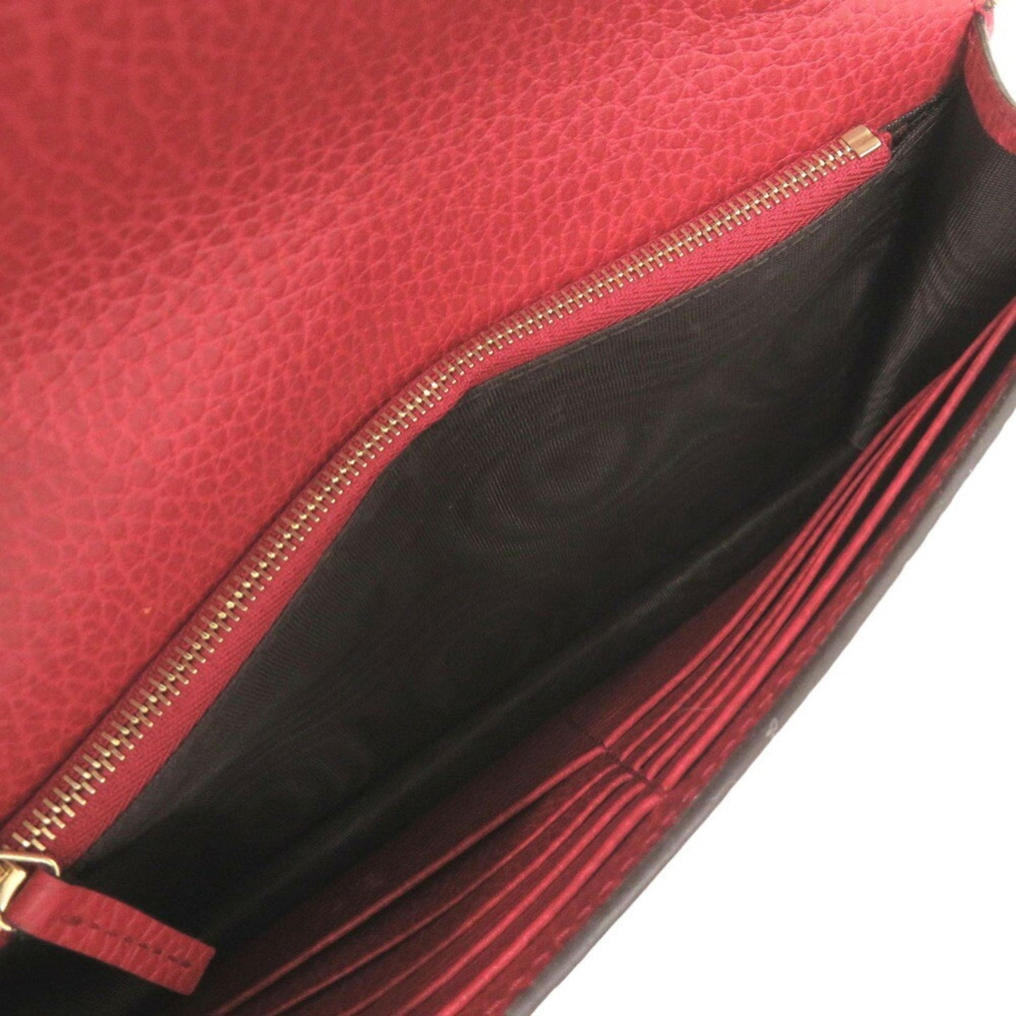 Gucci Red Color Leather Shoulder Bag