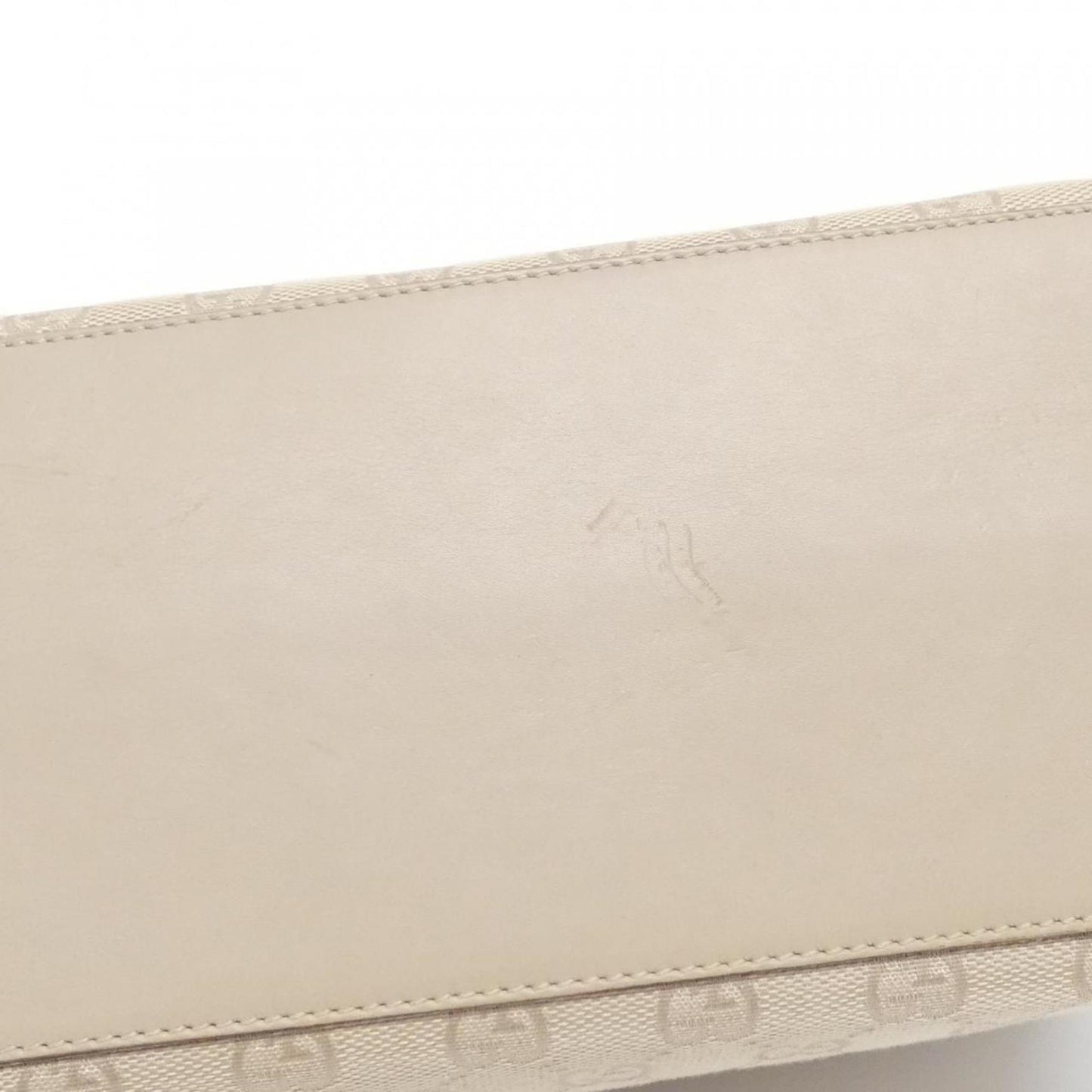 Gucci Beige Gg Canvas Handbag