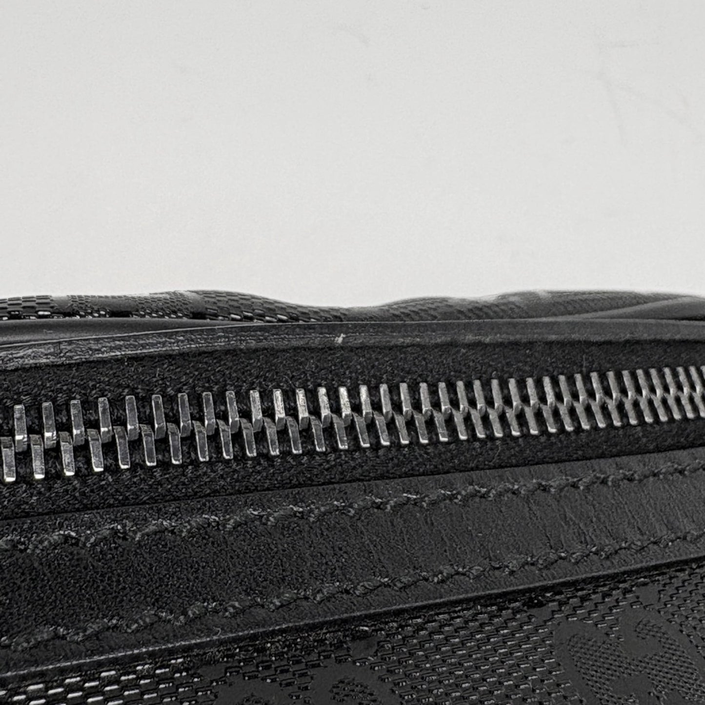Gucci Black Coated Canvas Fanny Pack Sling Bag