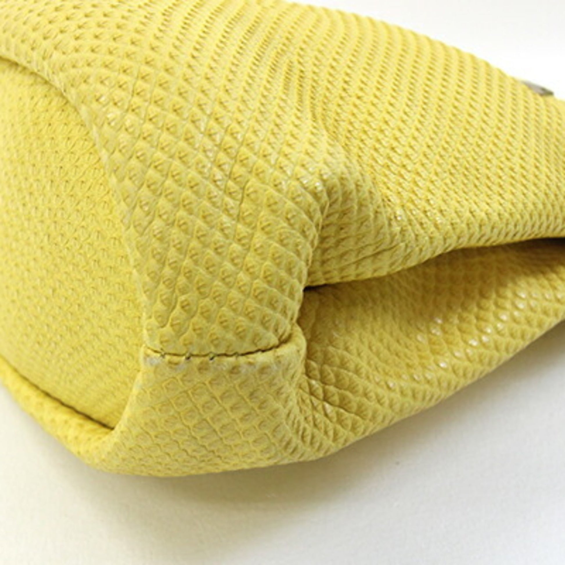 Gucci Yellow Leather Handbag