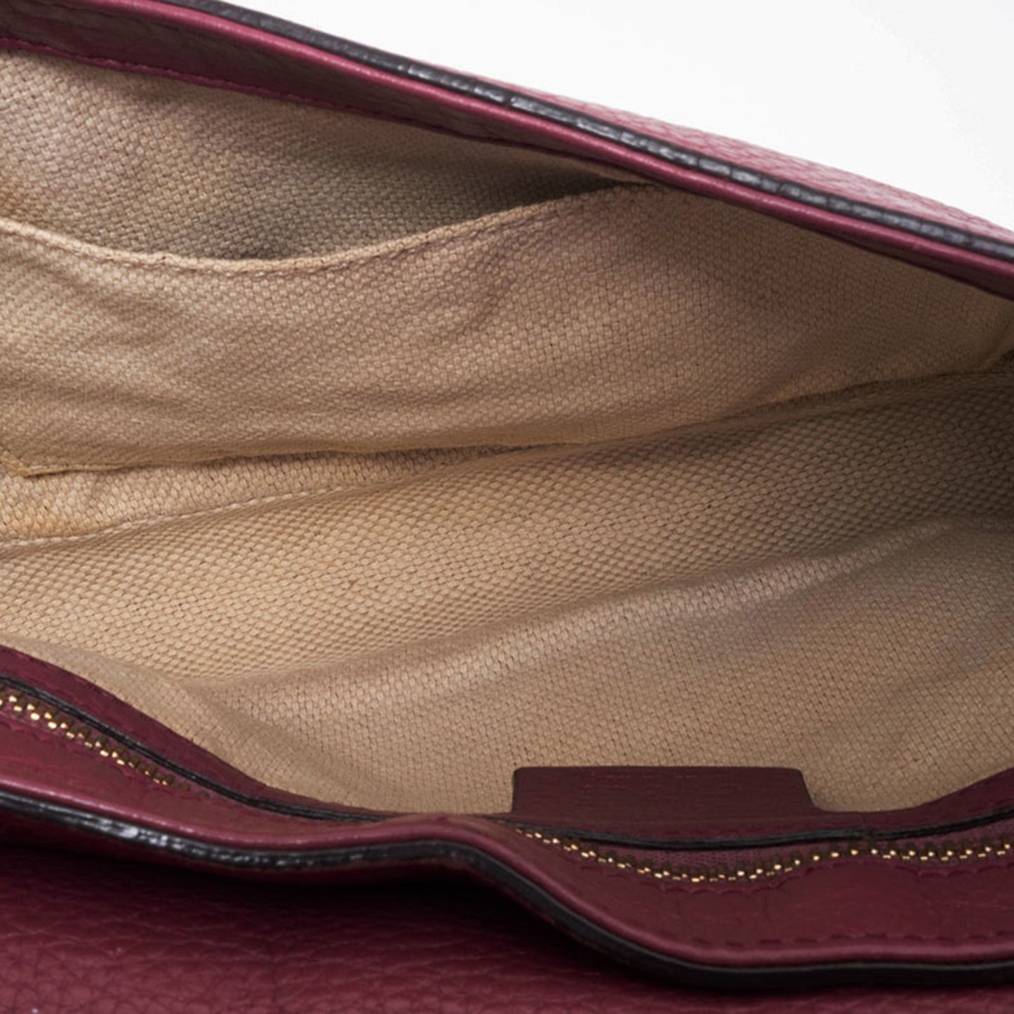 Gucci Purple Leather Shoulder Bag