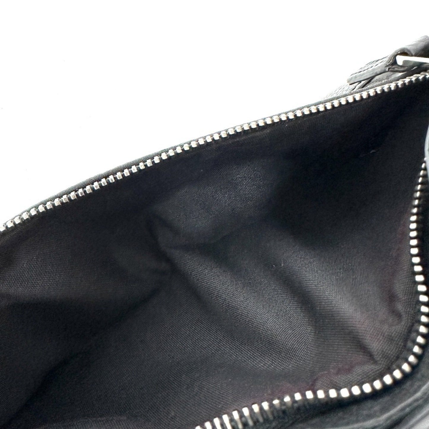 Gucci Black Nylon Leather Sling Bag