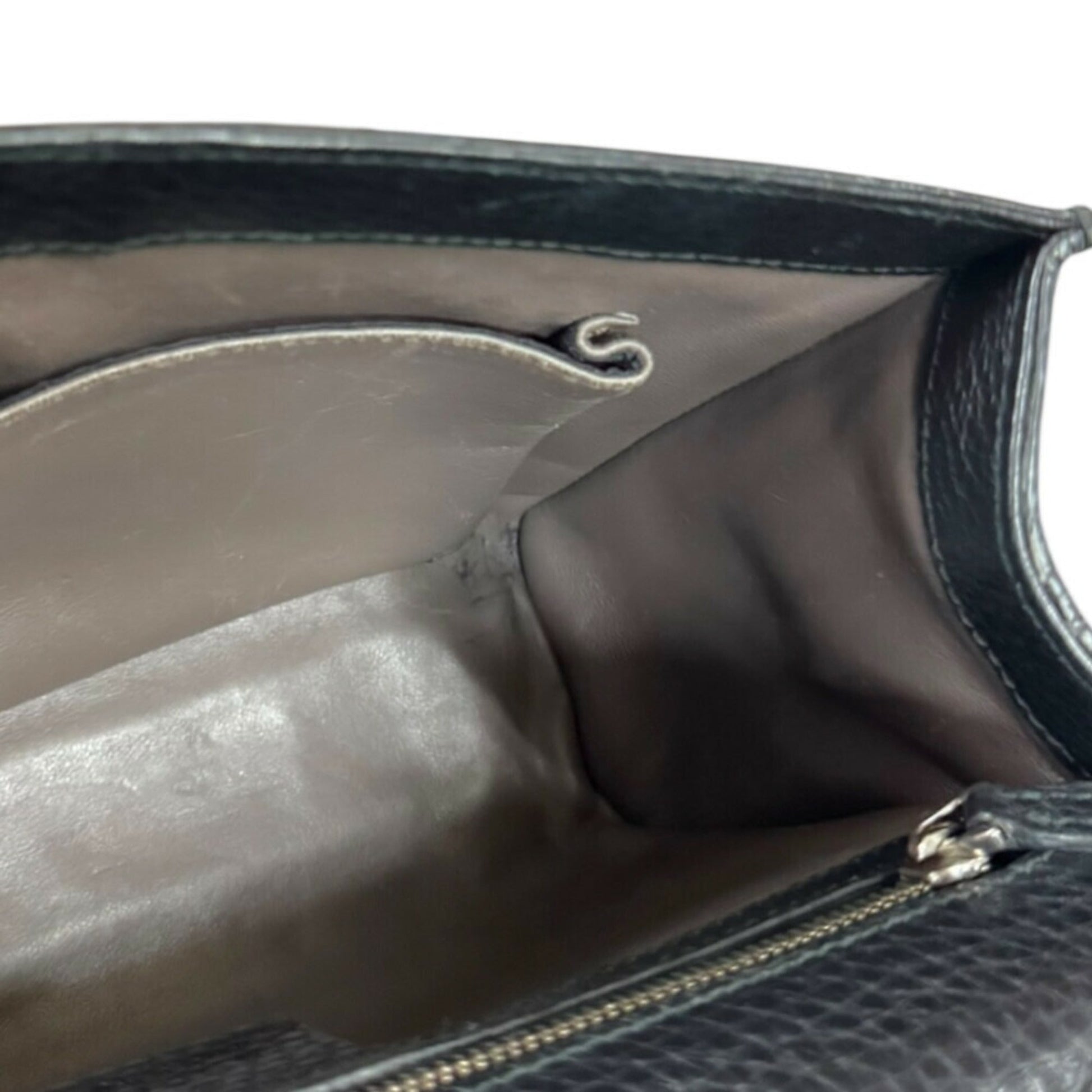 Gucci Black Leather Shoulder Bag