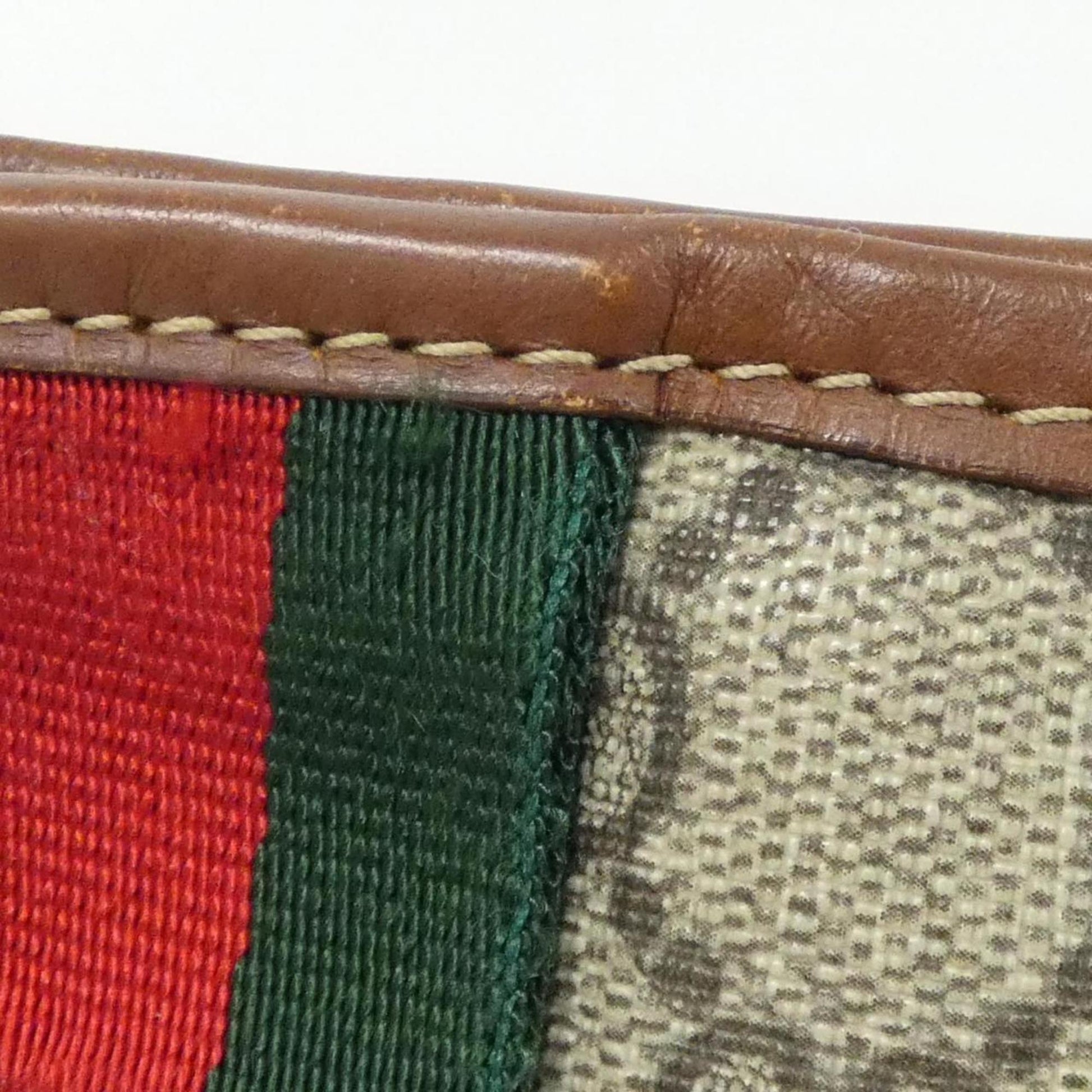 Gucci Beige Brown Gg Plus Shoulder Bag