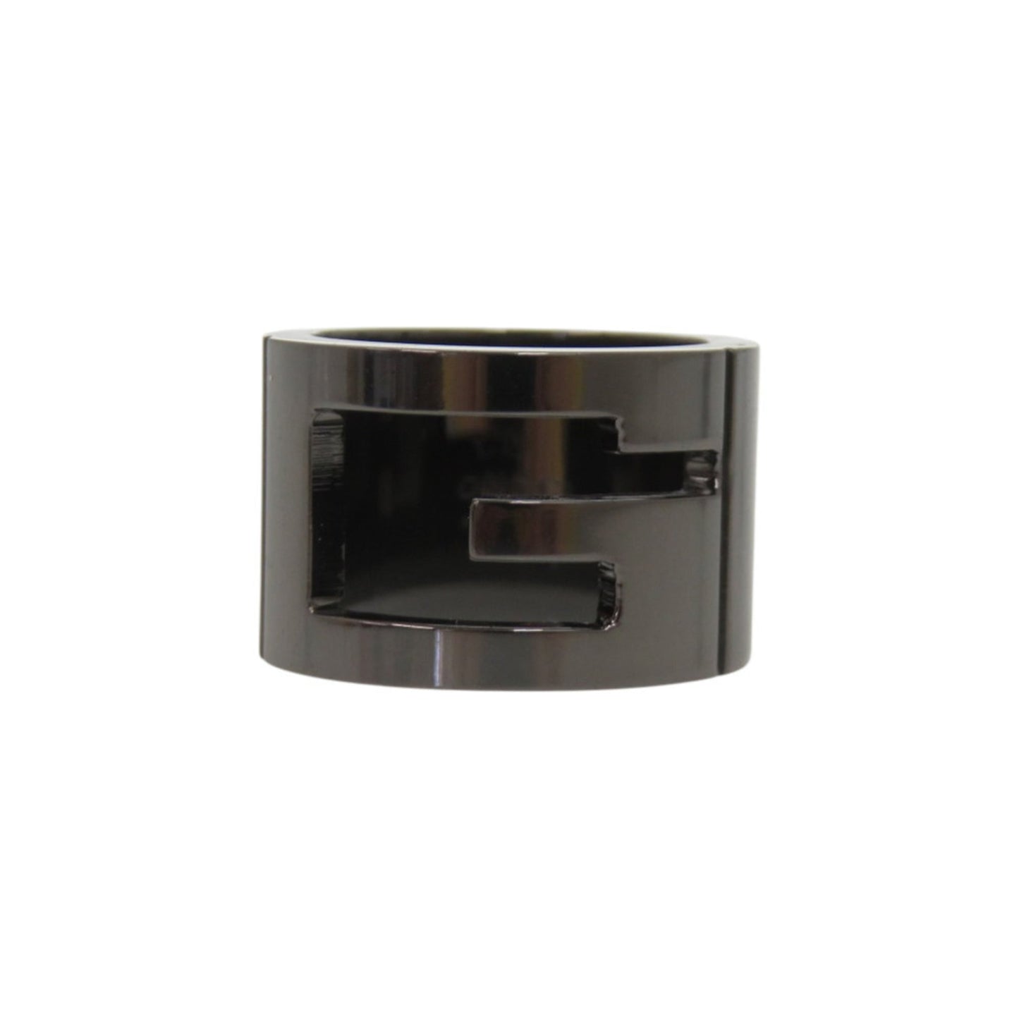Gucci Gunmetal Silver 925 Band Ring