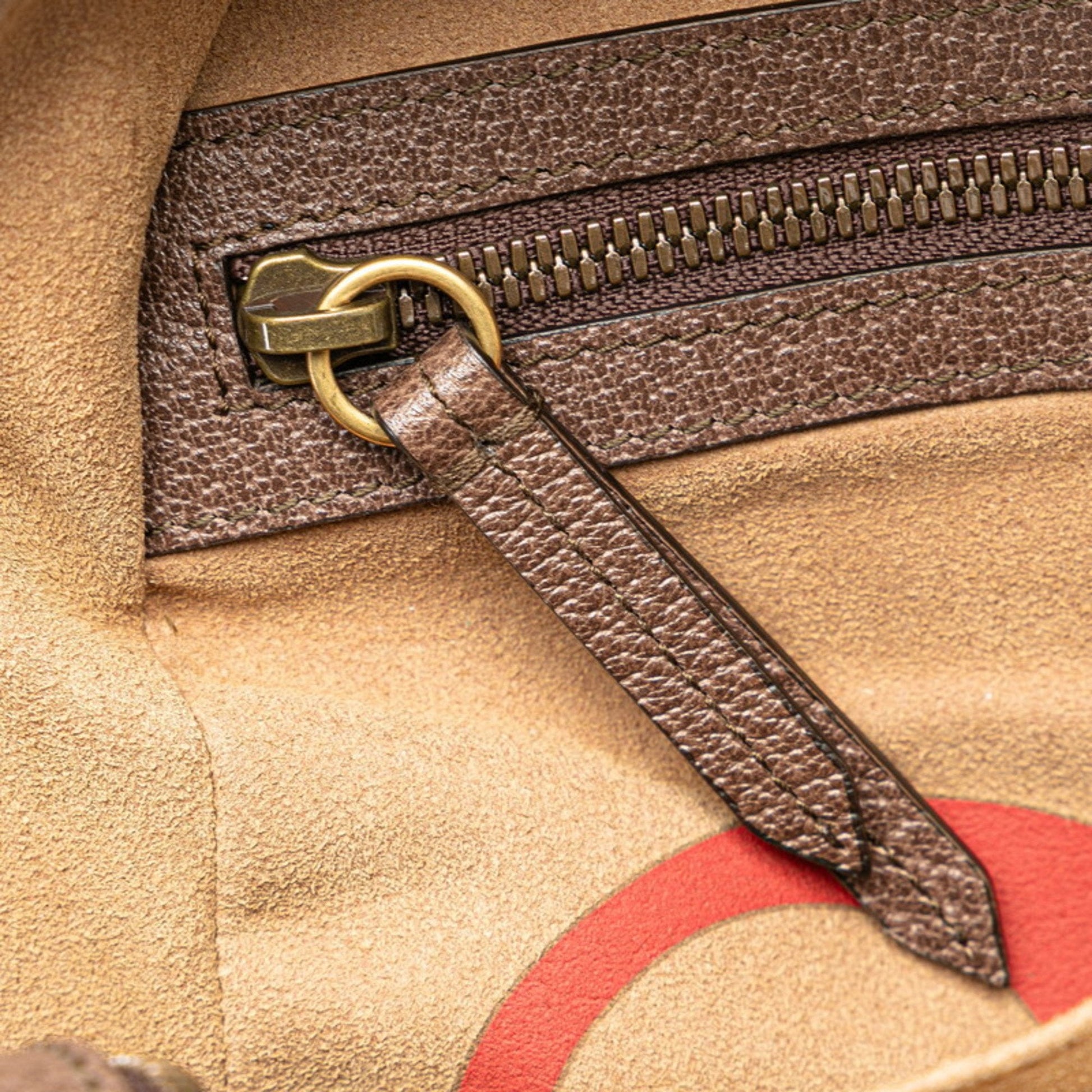 Gucci Beige Brown Multi-Color Pvc Leather Backpack