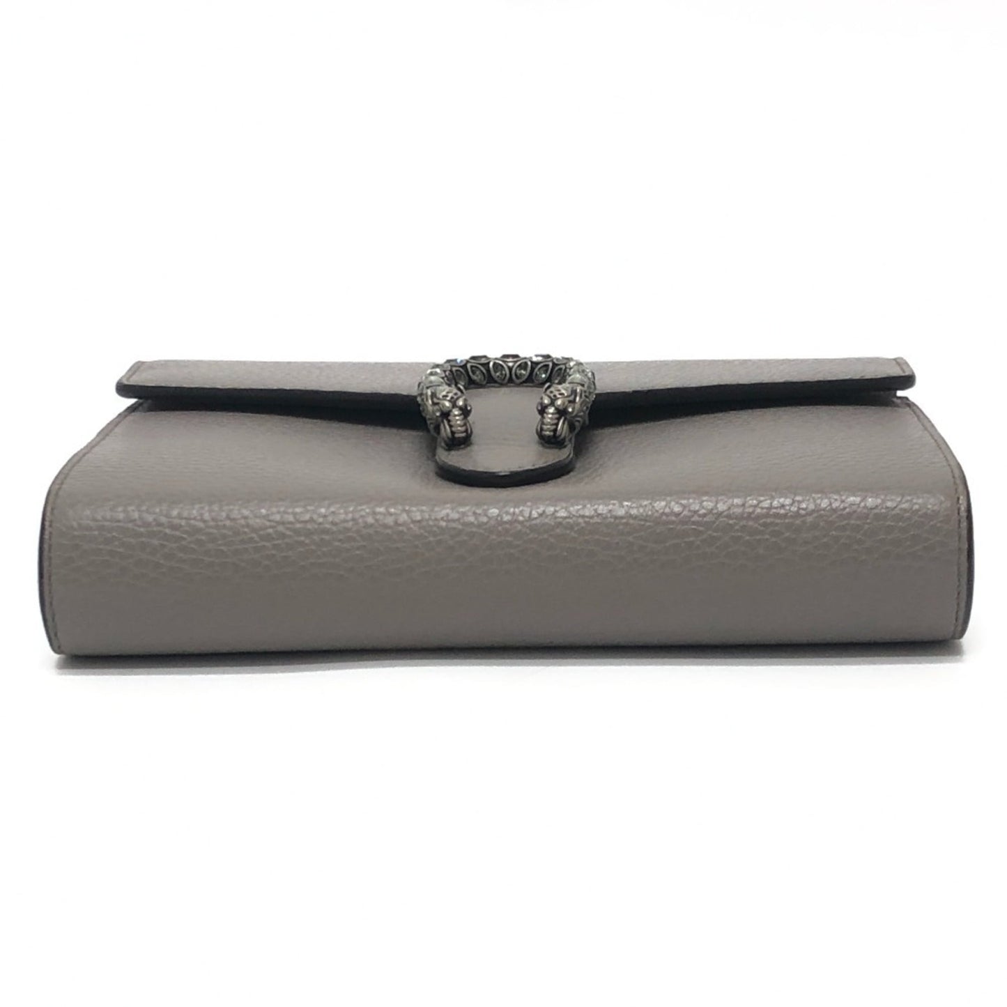 Gucci Gray Leather Shoulder Bag