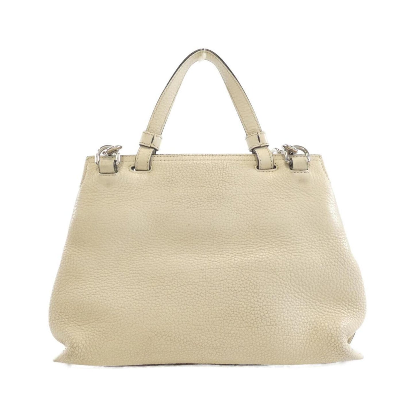 Gucci Off-White Leather Handbag