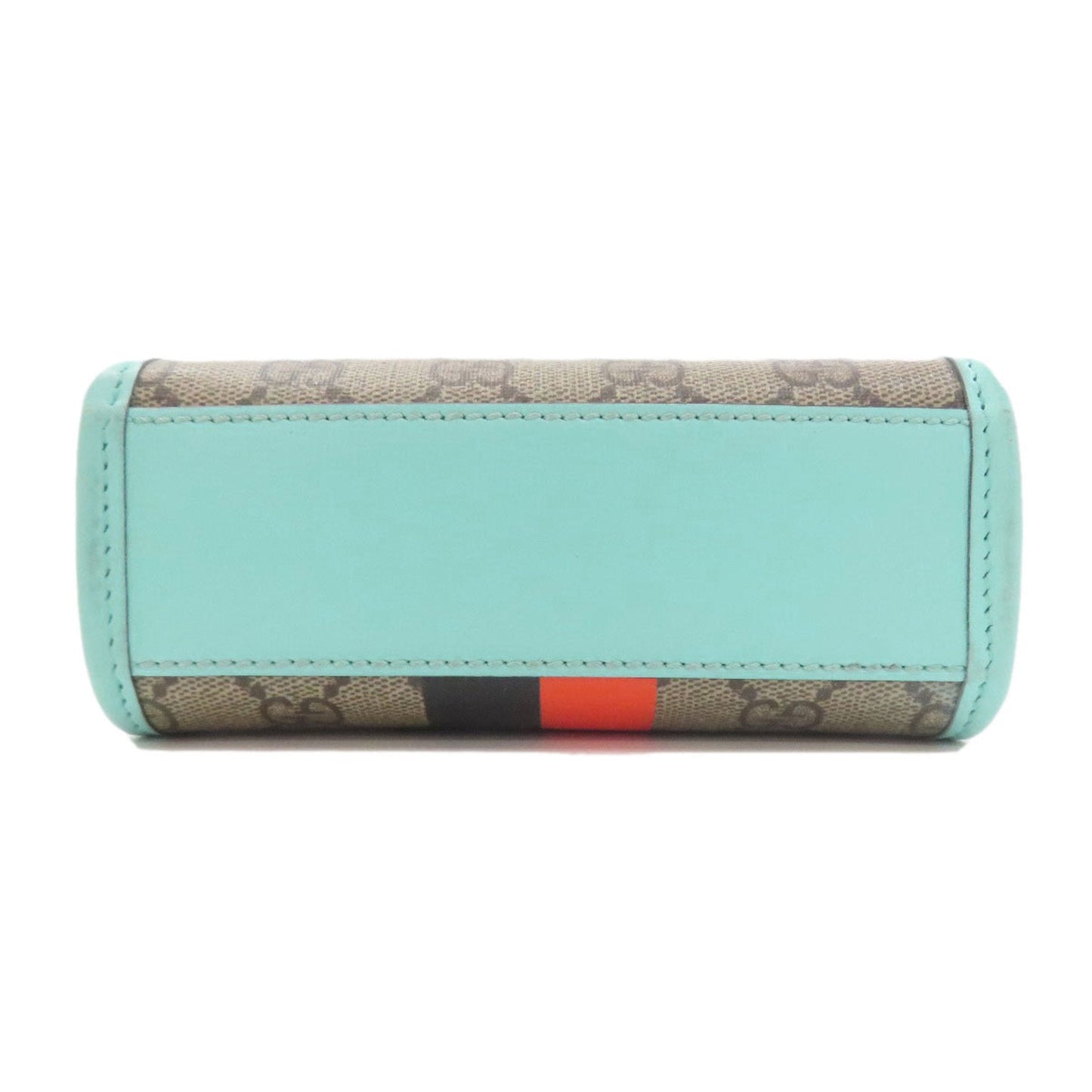 Gucci Brown Light Blue Pvc Handbag